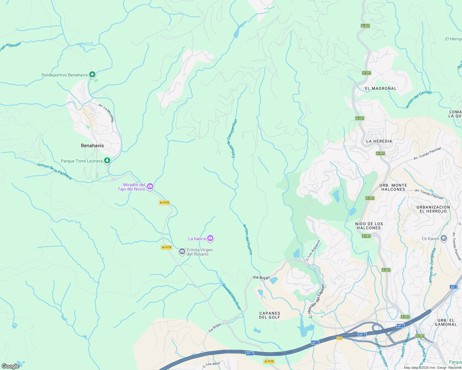 map of restaurants, bars, coffee shops, grocery stores, and more near in Benahavís