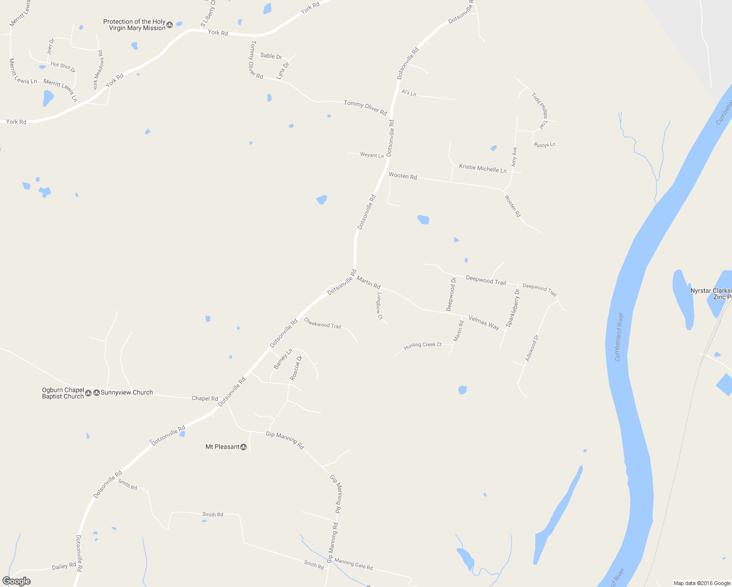 map of restaurants, bars, coffee shops, grocery stores, and more near 550 Martin Rd in Clarksville