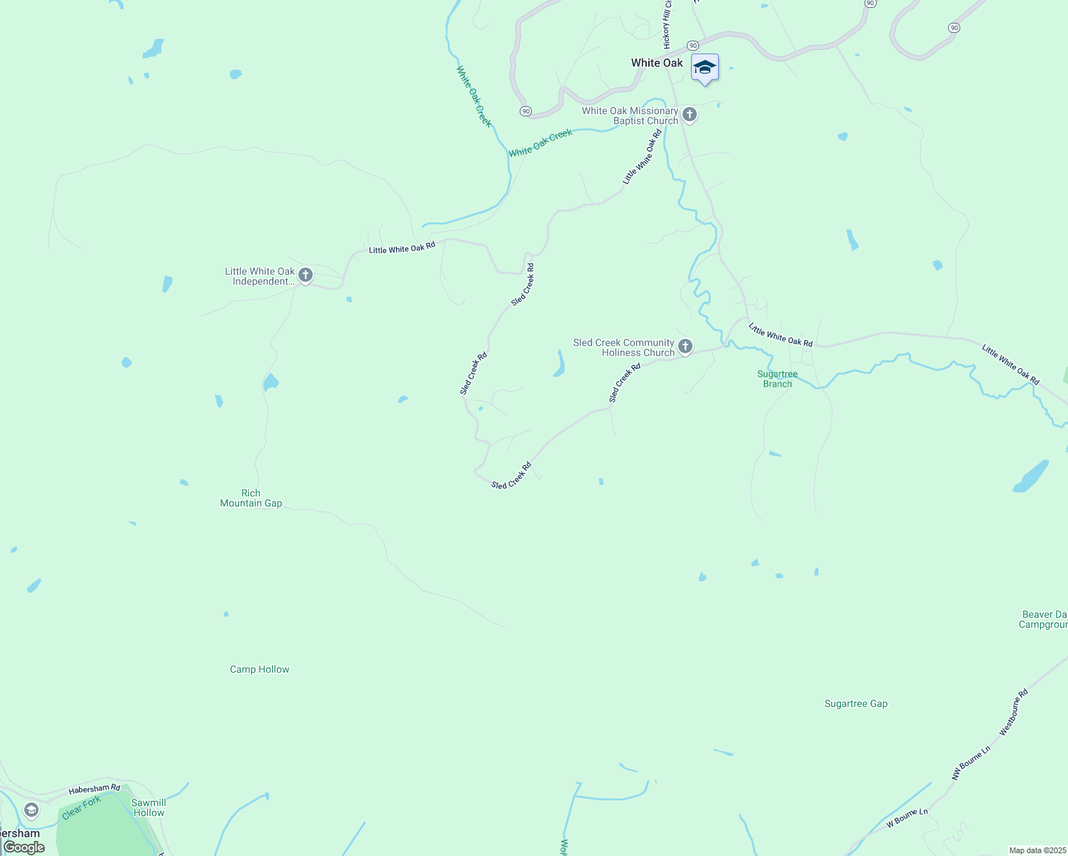 map of restaurants, bars, coffee shops, grocery stores, and more near 504 Sled Creek Road in Duff