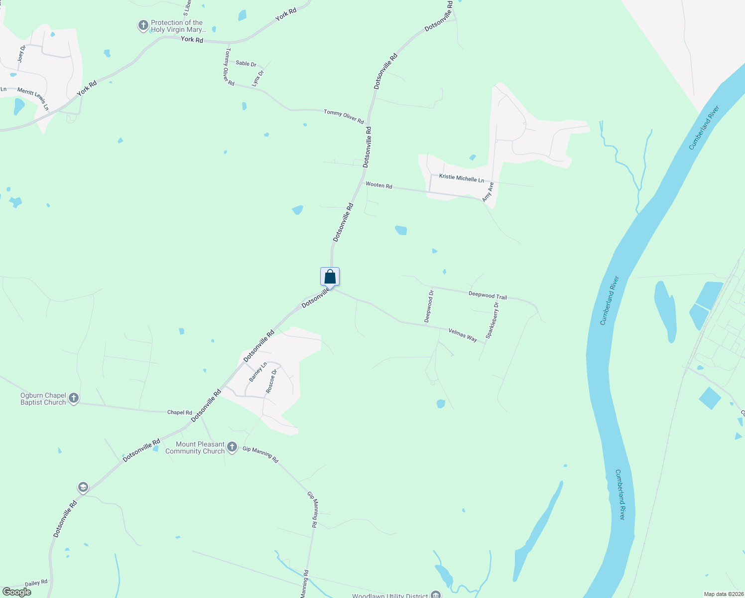 map of restaurants, bars, coffee shops, grocery stores, and more near 525 Martin Road in Clarksville