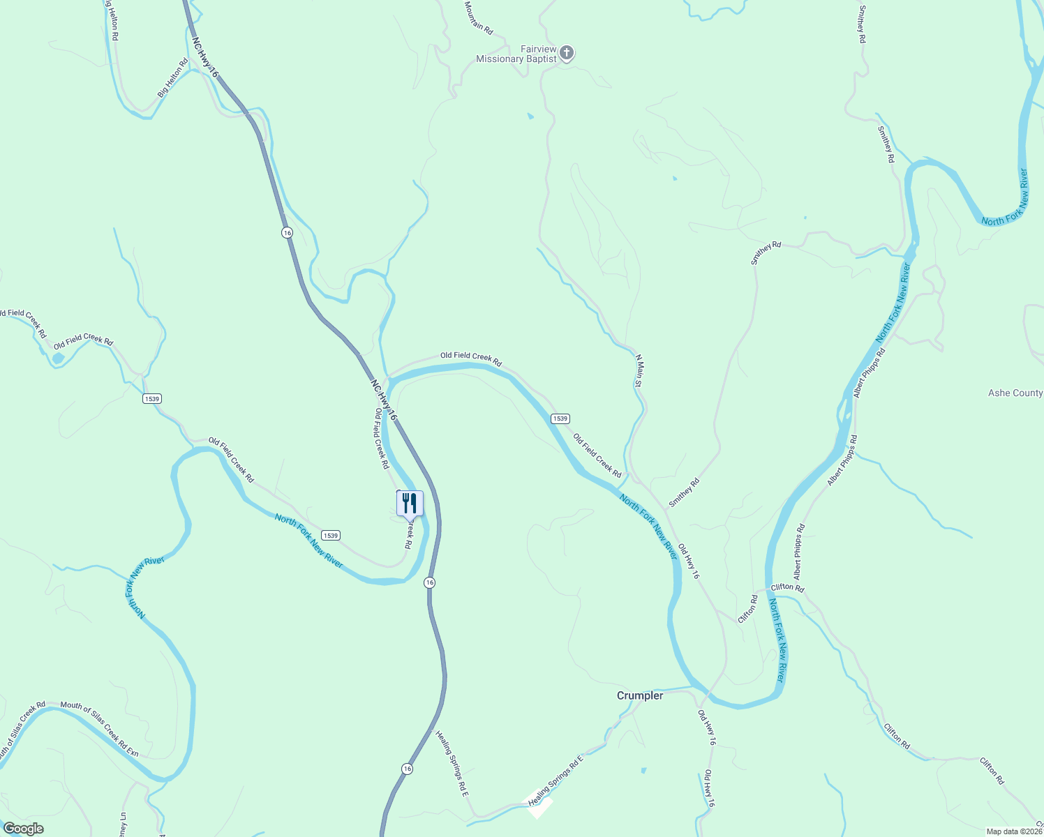 map of restaurants, bars, coffee shops, grocery stores, and more near in Crumpler
