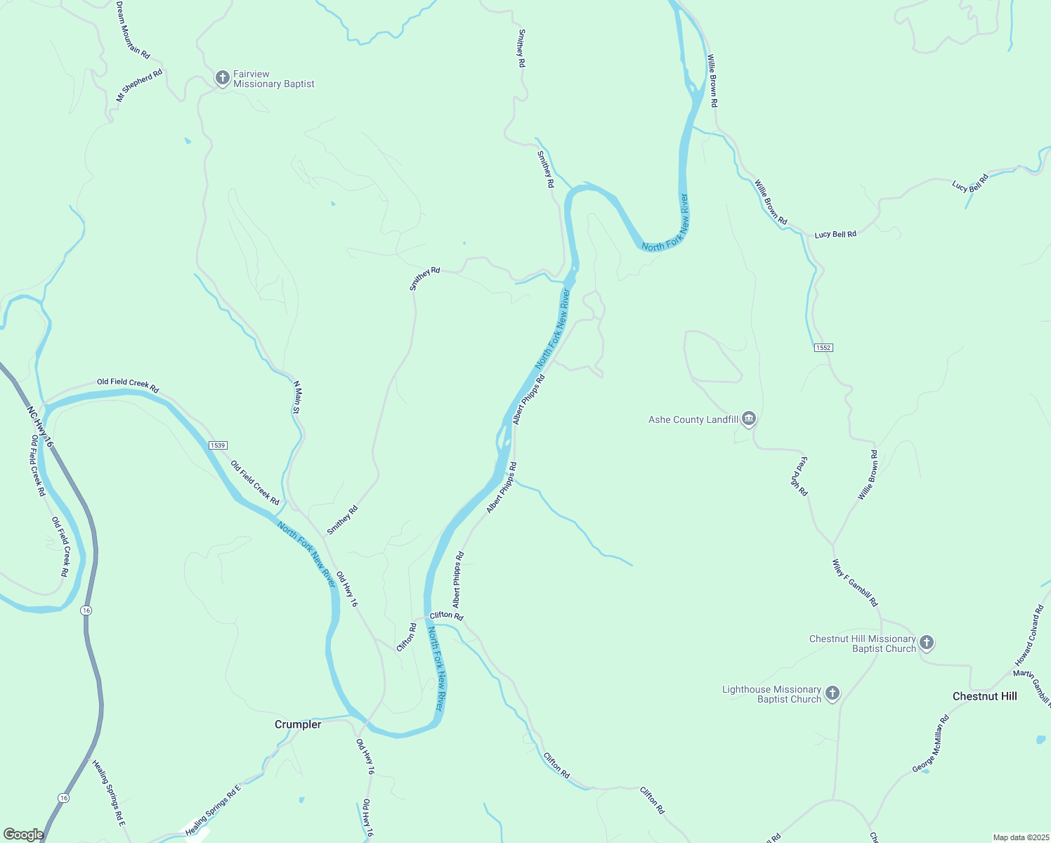 map of restaurants, bars, coffee shops, grocery stores, and more near 884 Albert Phipps Road in Crumpler