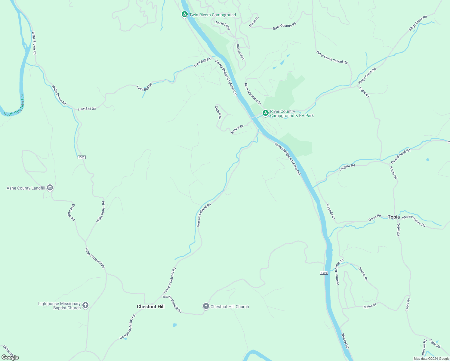 map of restaurants, bars, coffee shops, grocery stores, and more near 1411 Howard Colvard Road in Crumpler