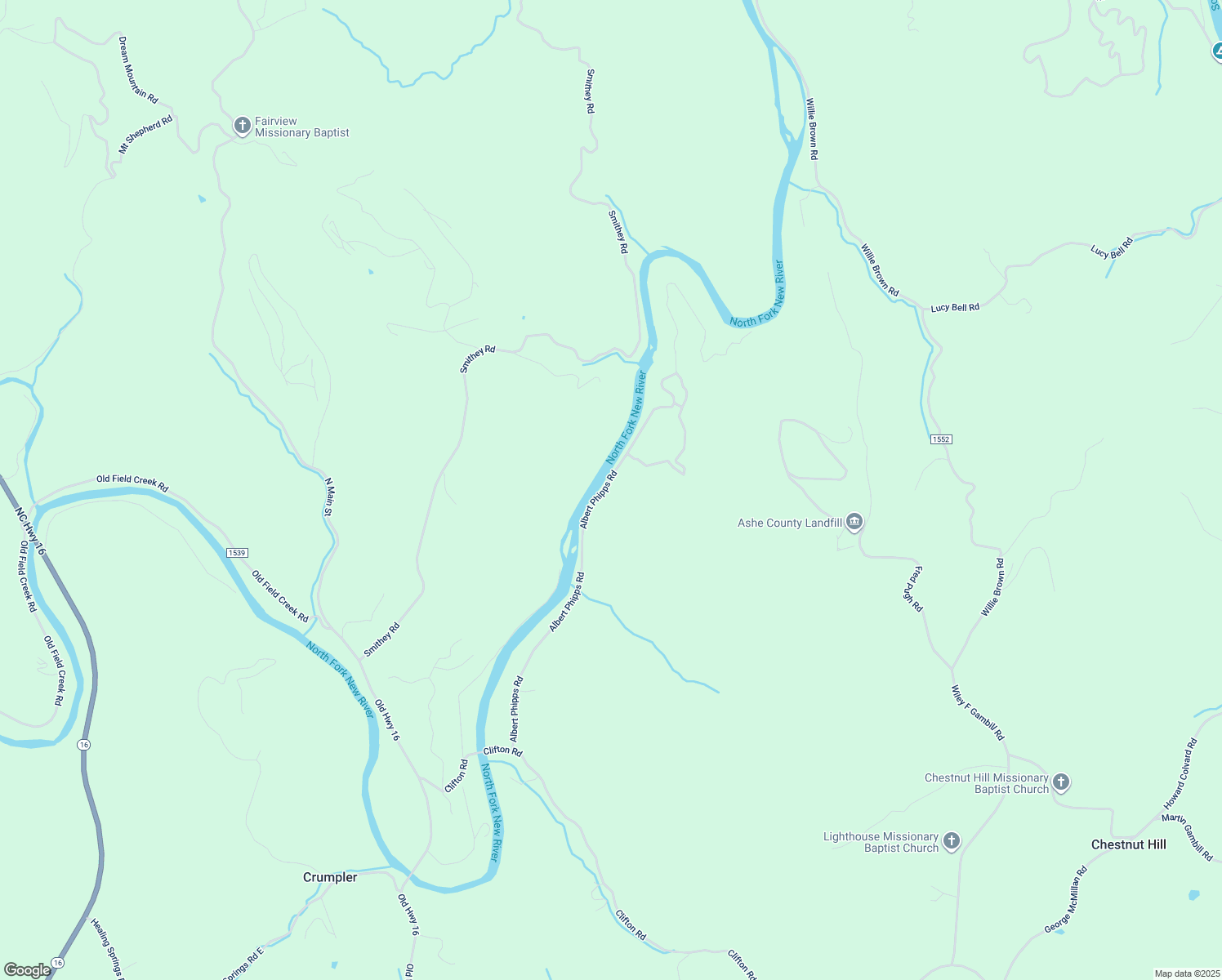 map of restaurants, bars, coffee shops, grocery stores, and more near 1030 Albert Phipps Road in Crumpler