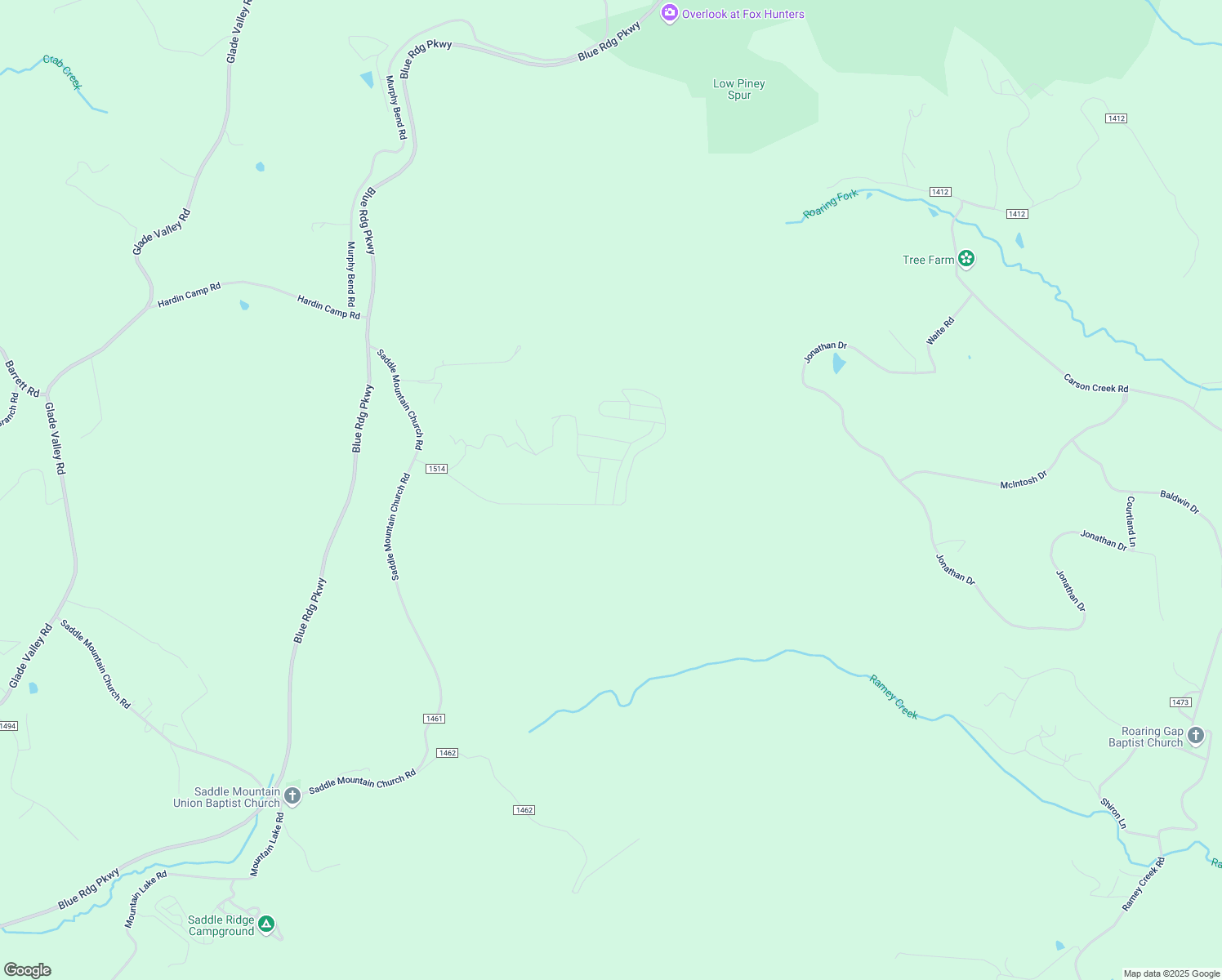 map of restaurants, bars, coffee shops, grocery stores, and more near 49 Crowe Drive in Ennice