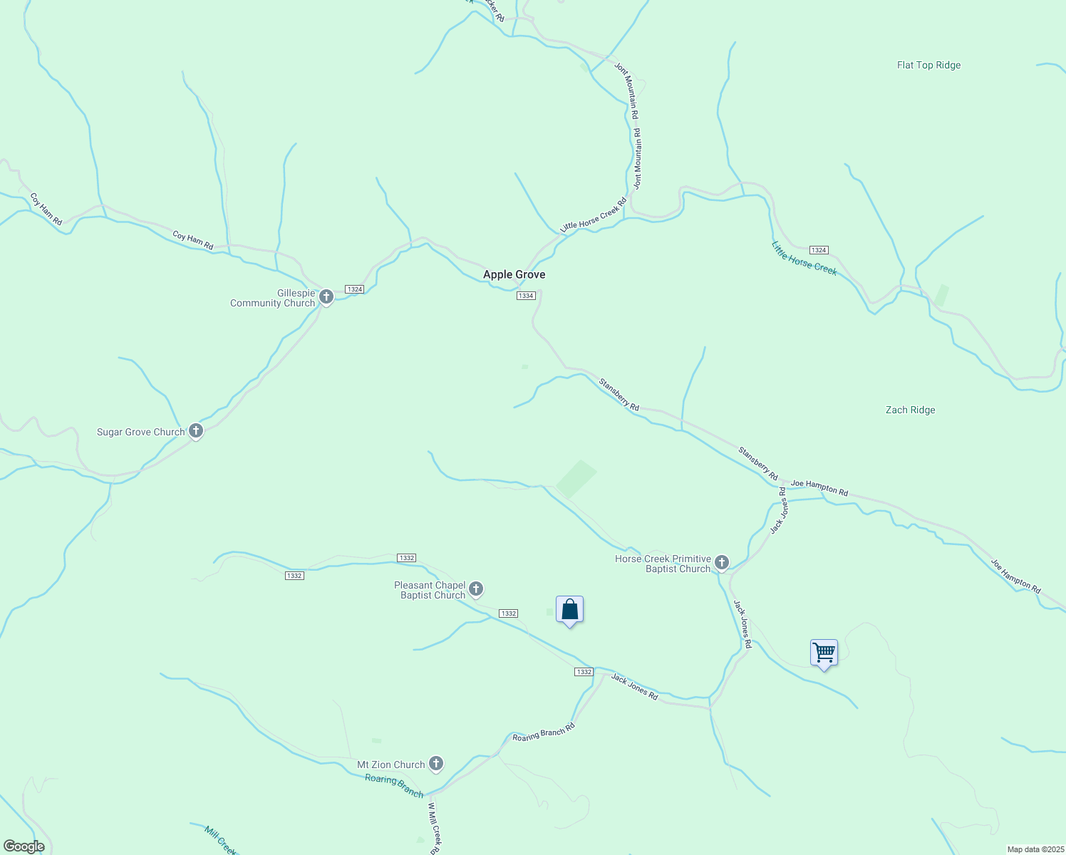 map of restaurants, bars, coffee shops, grocery stores, and more near 940 Greer Hollow Road in Lansing