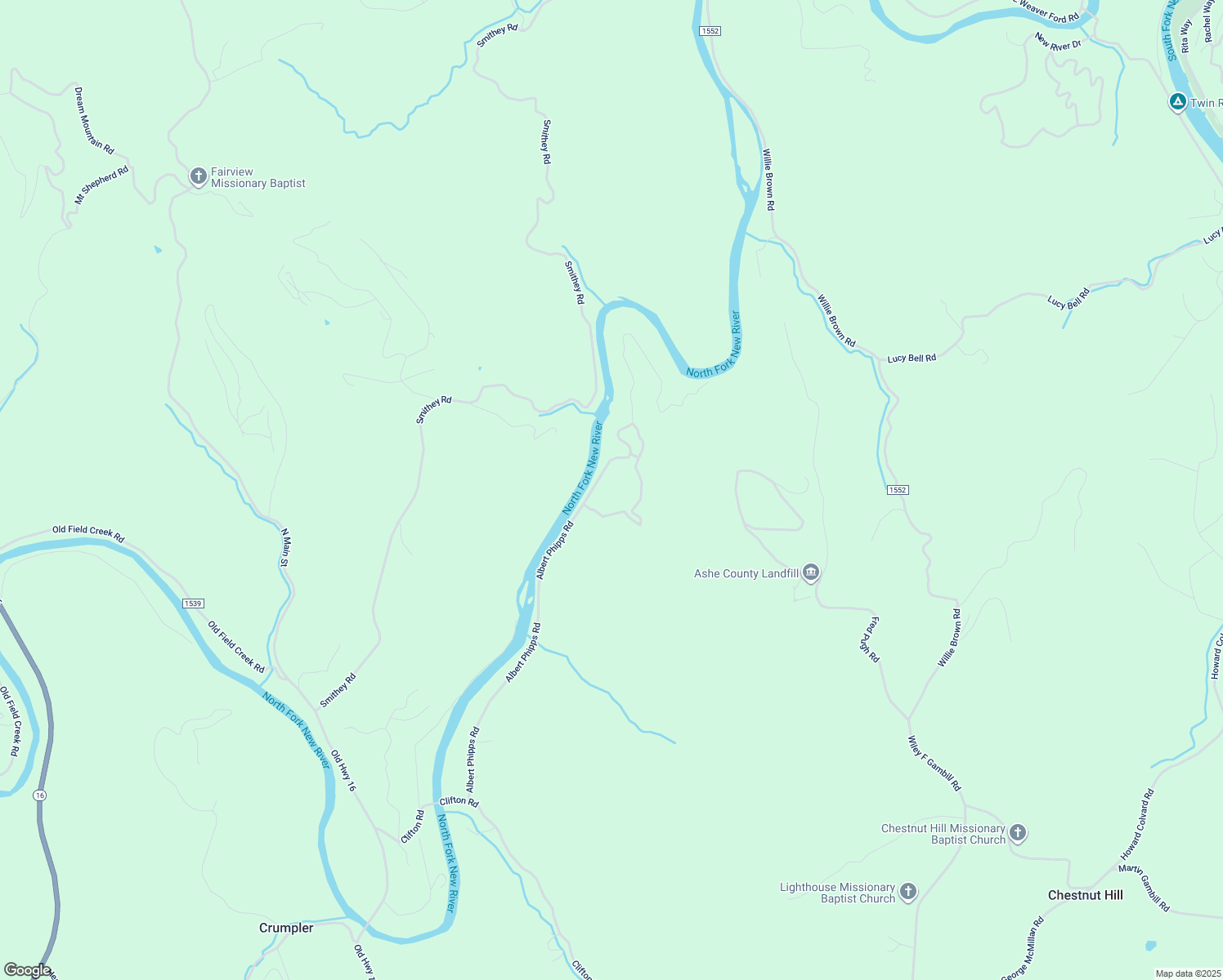 map of restaurants, bars, coffee shops, grocery stores, and more near 172 Hidden Mountain Lane in Crumpler