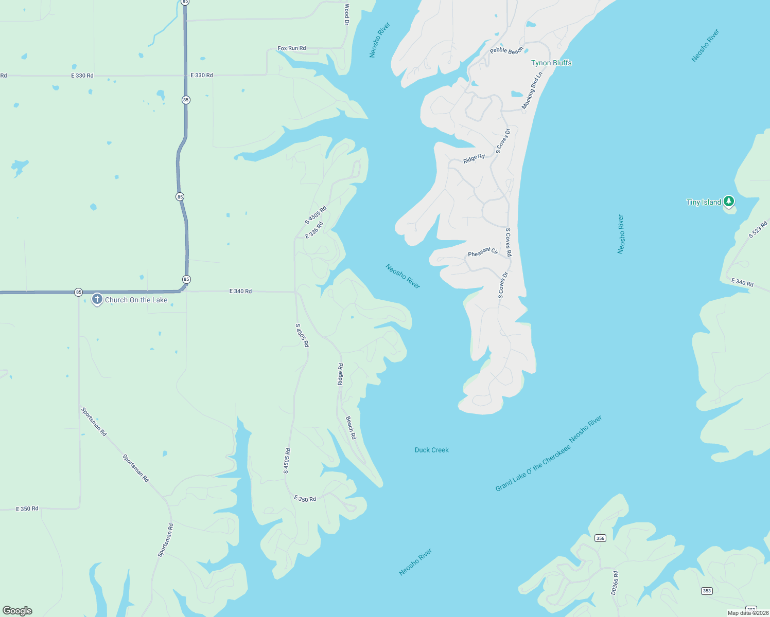 map of restaurants, bars, coffee shops, grocery stores, and more near 450779 East 341 Road in Afton