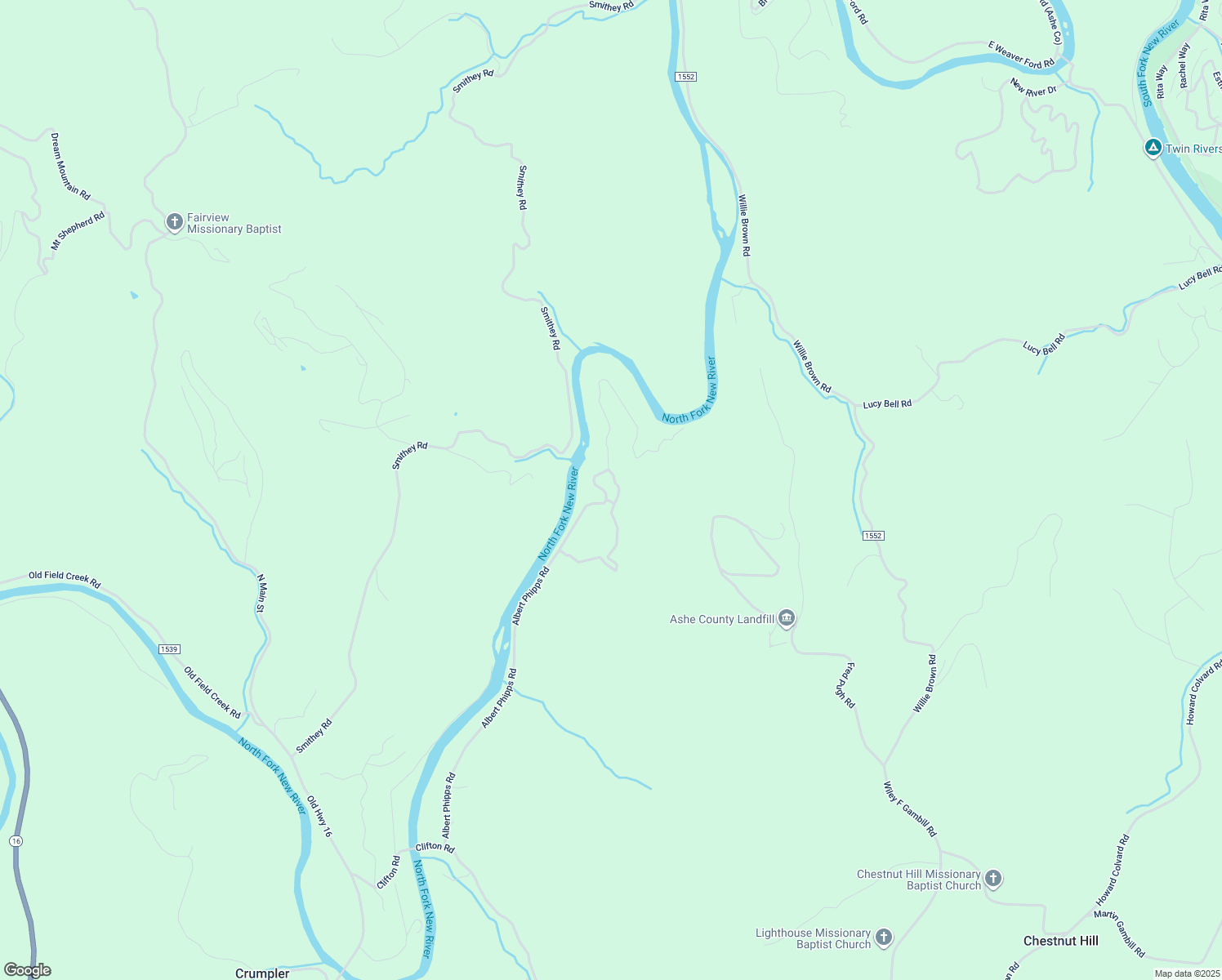 map of restaurants, bars, coffee shops, grocery stores, and more near 336 Hidden Mountain Lane in Crumpler
