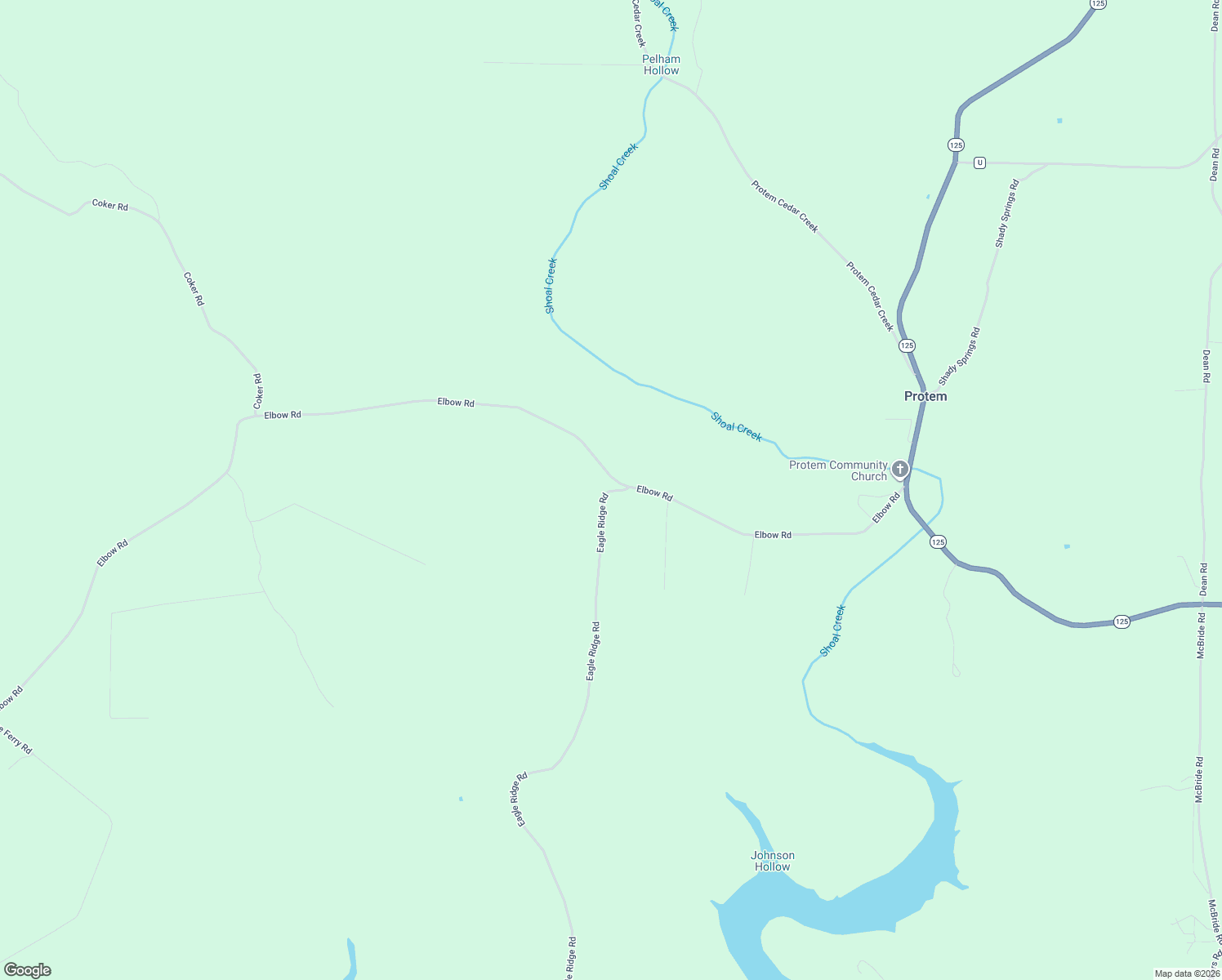 map of restaurants, bars, coffee shops, grocery stores, and more near Eagle Ridge Road in Protem