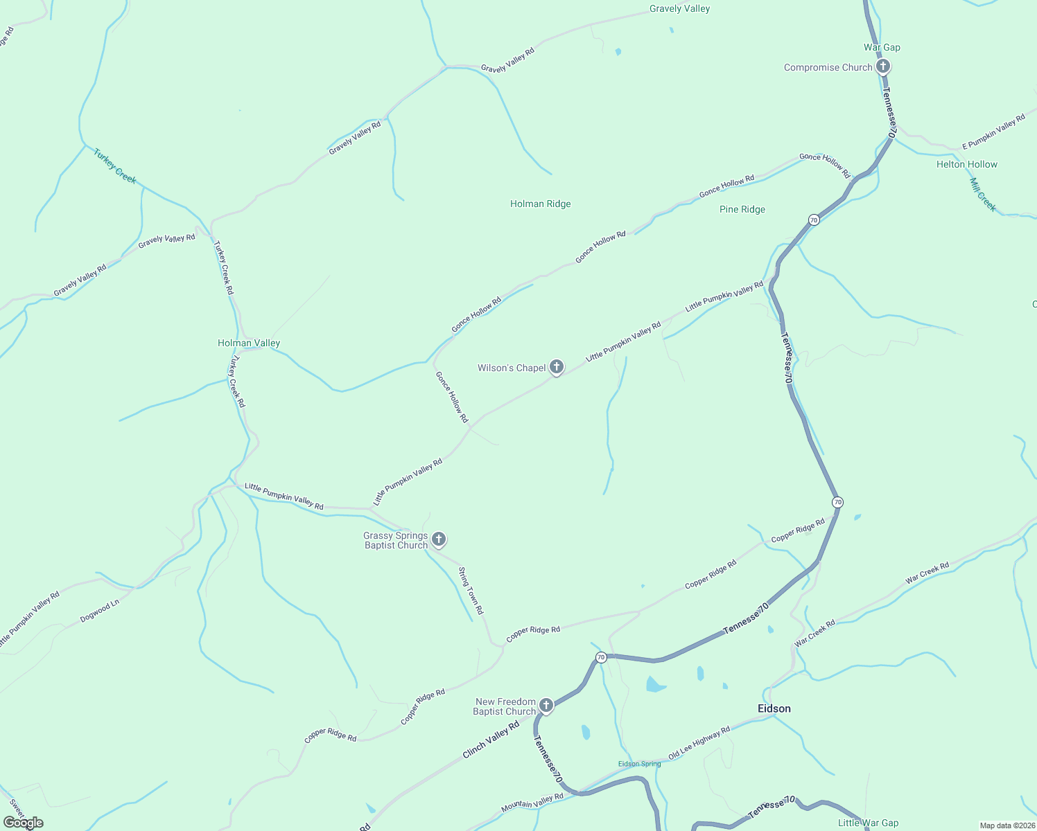 map of restaurants, bars, coffee shops, grocery stores, and more near 319 Little Pumpkin Valley Road in Hawkins