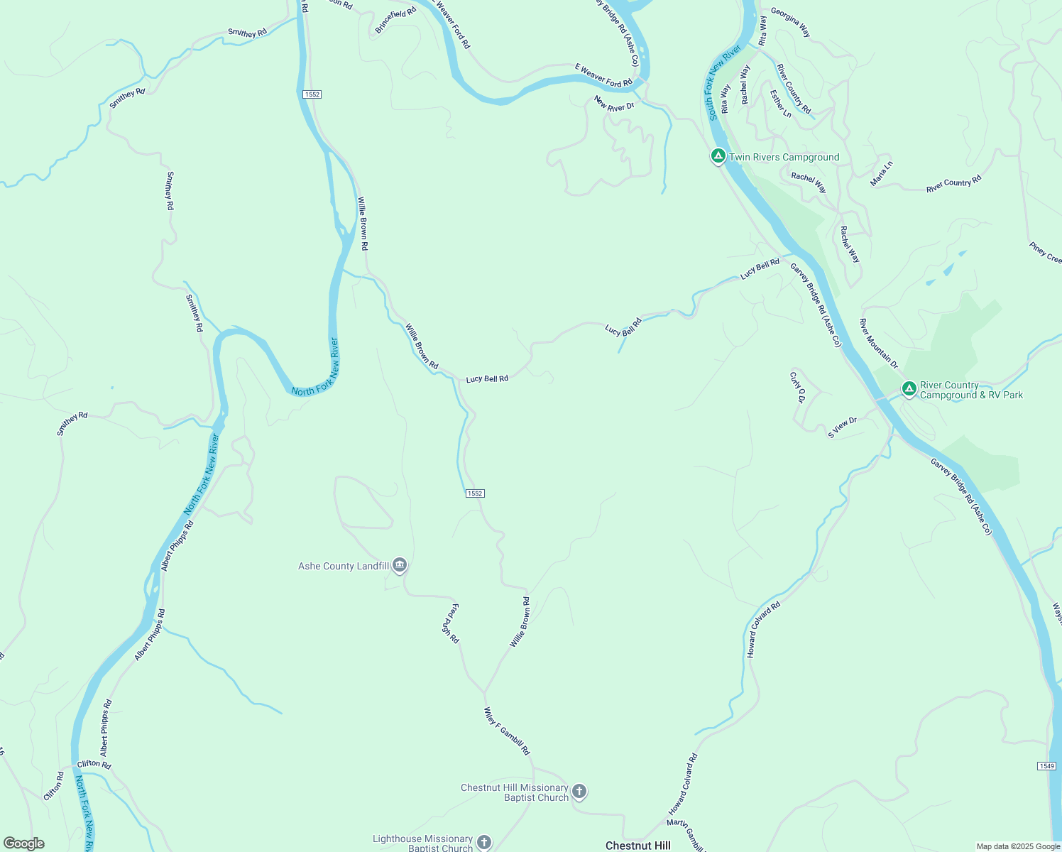 map of restaurants, bars, coffee shops, grocery stores, and more near 1350 Willie Brown Road in Crumpler