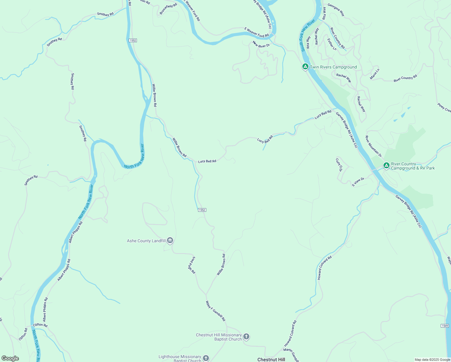 map of restaurants, bars, coffee shops, grocery stores, and more near 1350 Willie Brown Road in Crumpler