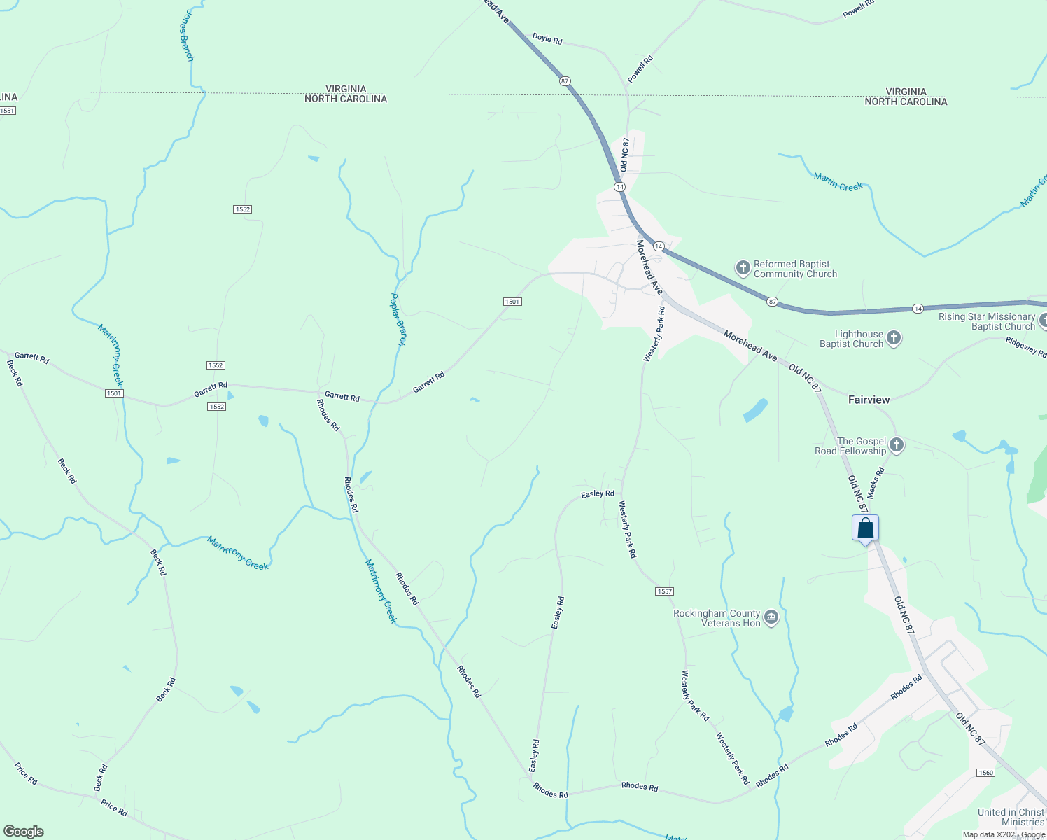 map of restaurants, bars, coffee shops, grocery stores, and more near 390 Ward Road in Eden