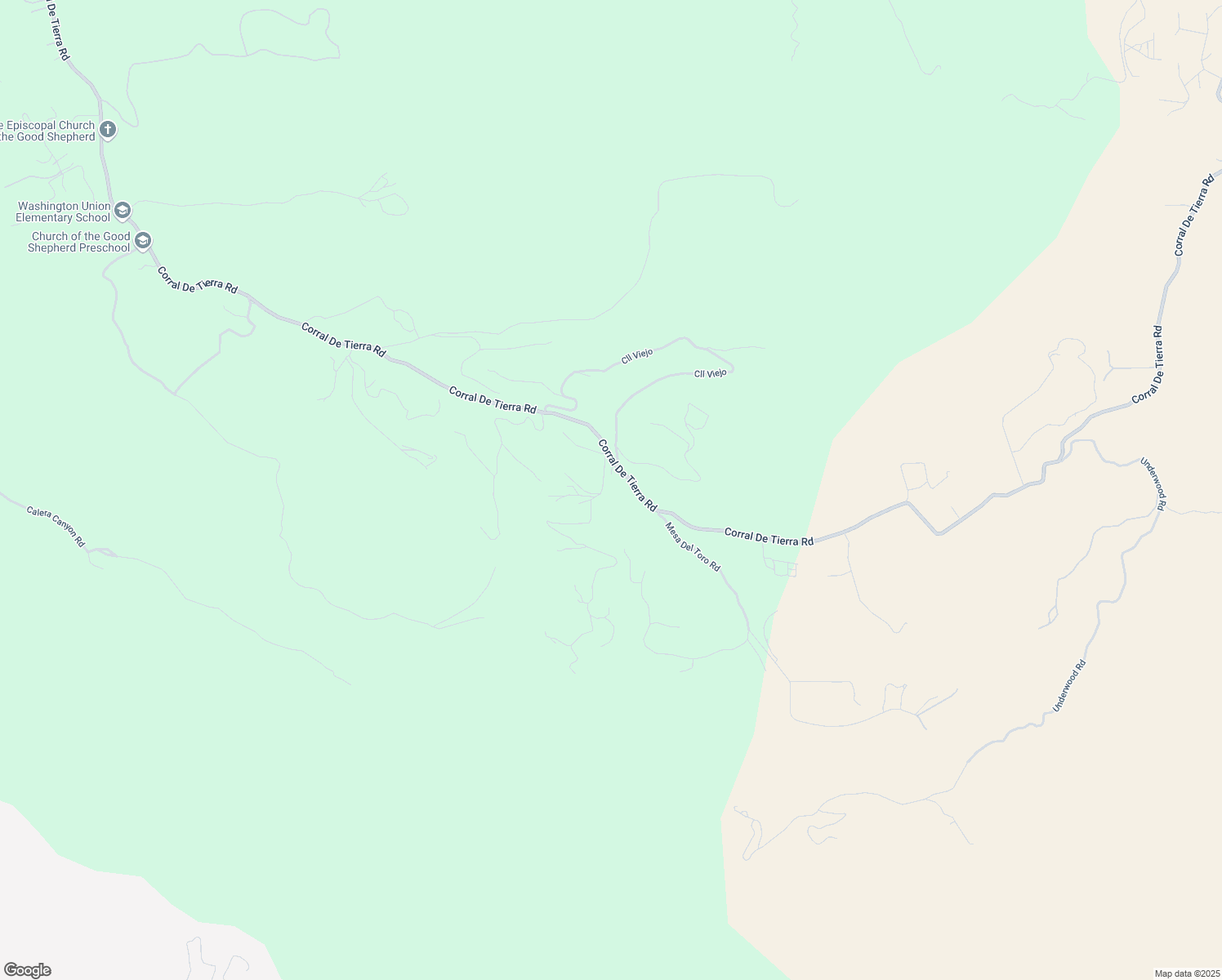 map of restaurants, bars, coffee shops, grocery stores, and more near 412 Corral De Tierra Road in Salinas