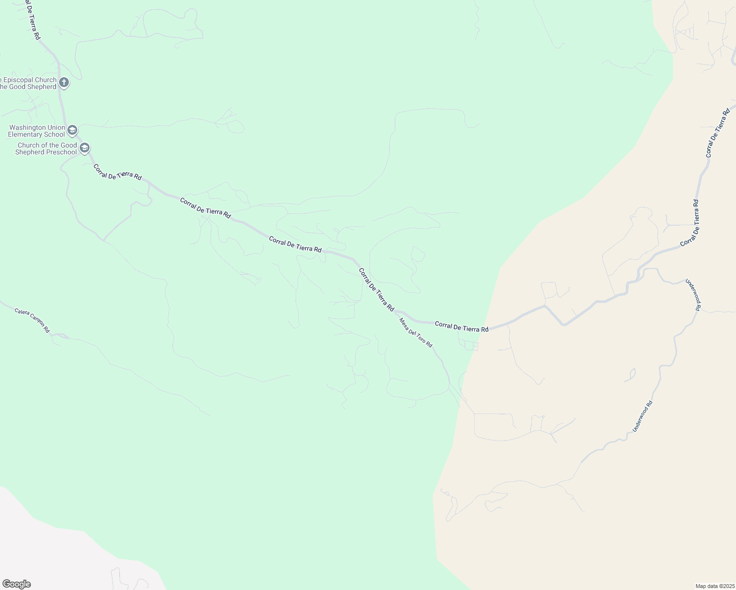 map of restaurants, bars, coffee shops, grocery stores, and more near 412 Corral De Tierra Road in Salinas
