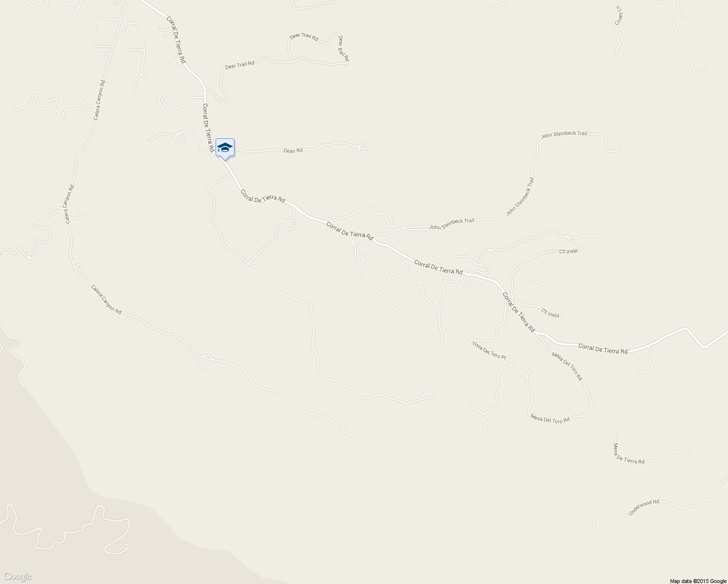 map of restaurants, bars, coffee shops, grocery stores, and more near 384 Corral De Tierra Road in Salinas