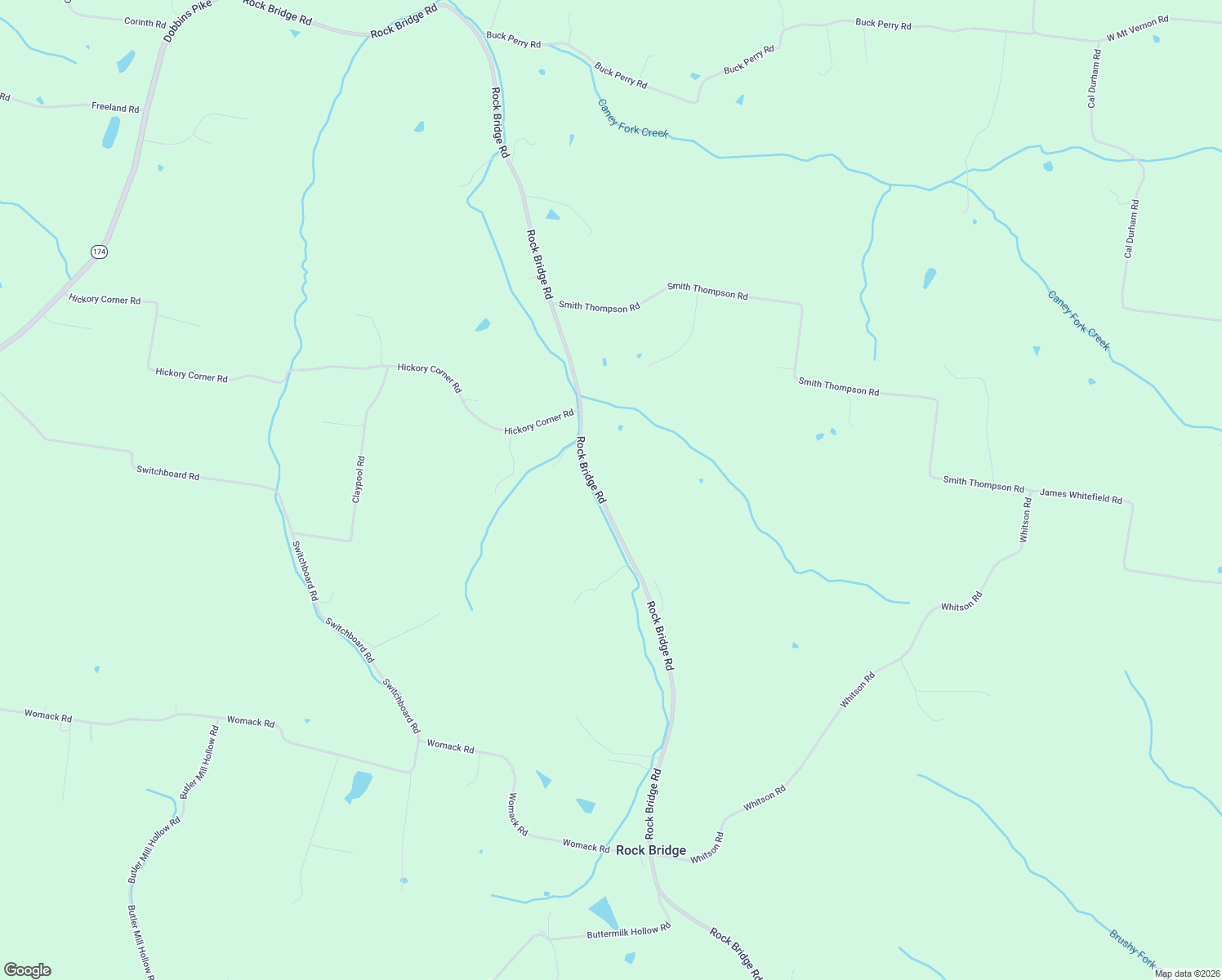 map of restaurants, bars, coffee shops, grocery stores, and more near 1800 Rock Bridge Road in Bethpage