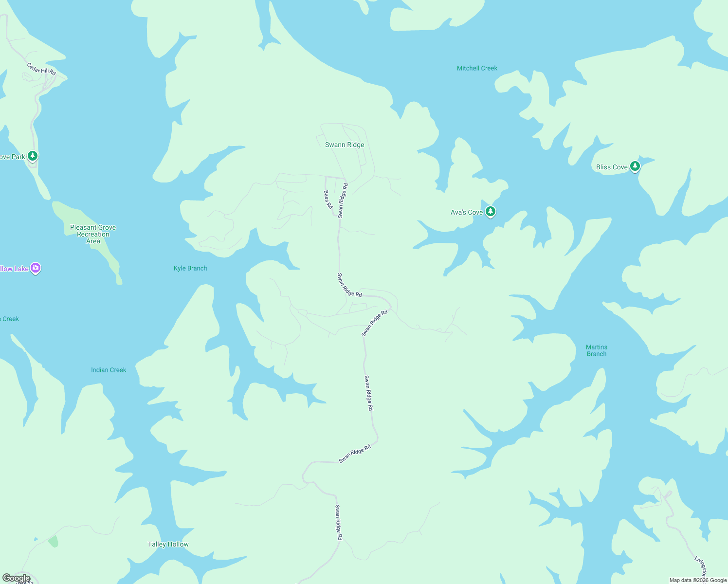 map of restaurants, bars, coffee shops, grocery stores, and more near Swan Ridge Road in Celina