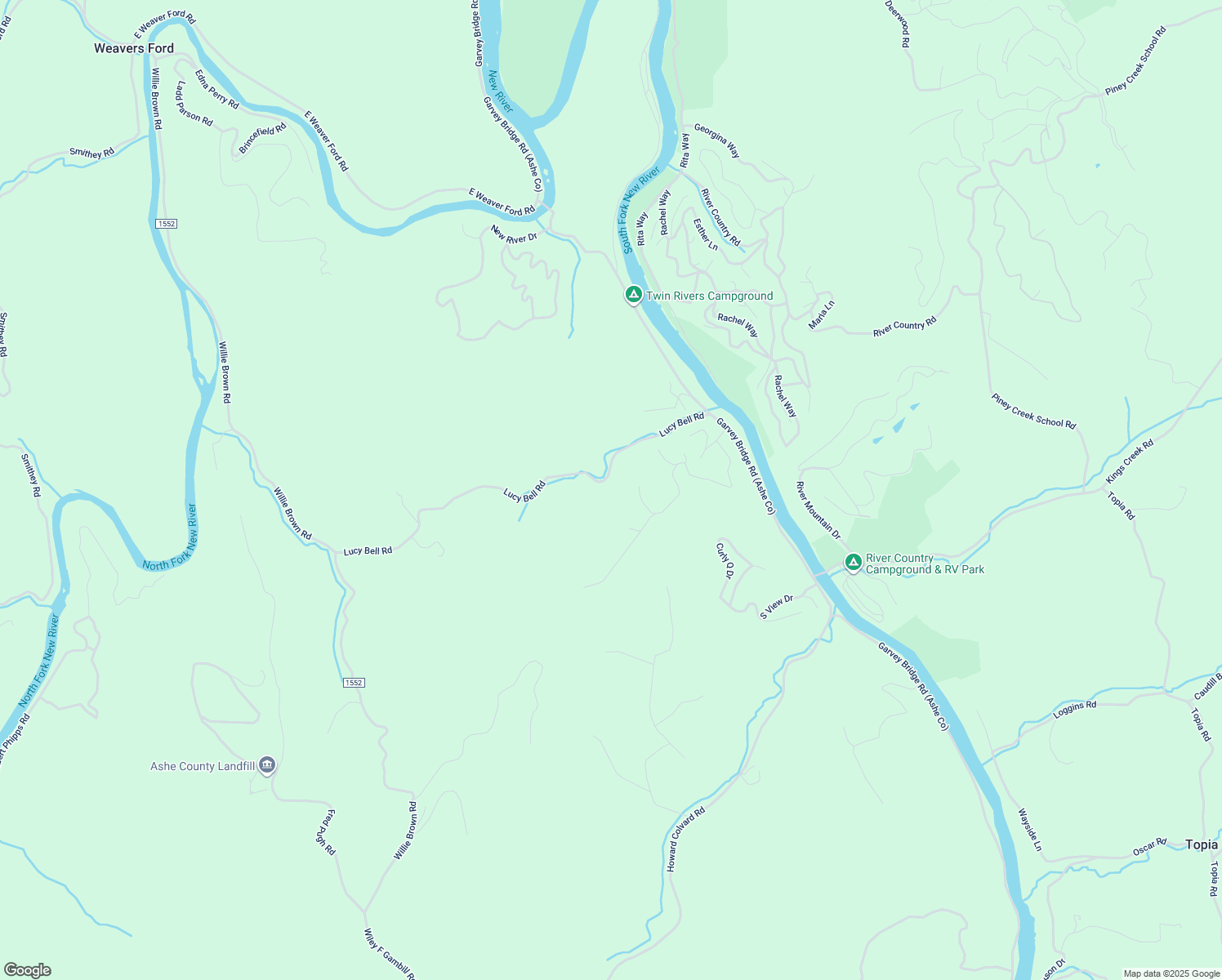 map of restaurants, bars, coffee shops, grocery stores, and more near 1118 Lucy Bell Road in Crumpler