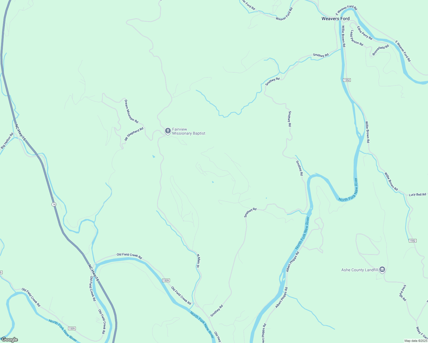 map of restaurants, bars, coffee shops, grocery stores, and more near 250 Deer Ridge Road in Crumpler