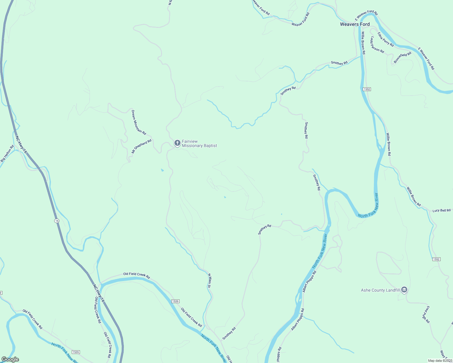 map of restaurants, bars, coffee shops, grocery stores, and more near 307 Turkey Trot Road in Crumpler