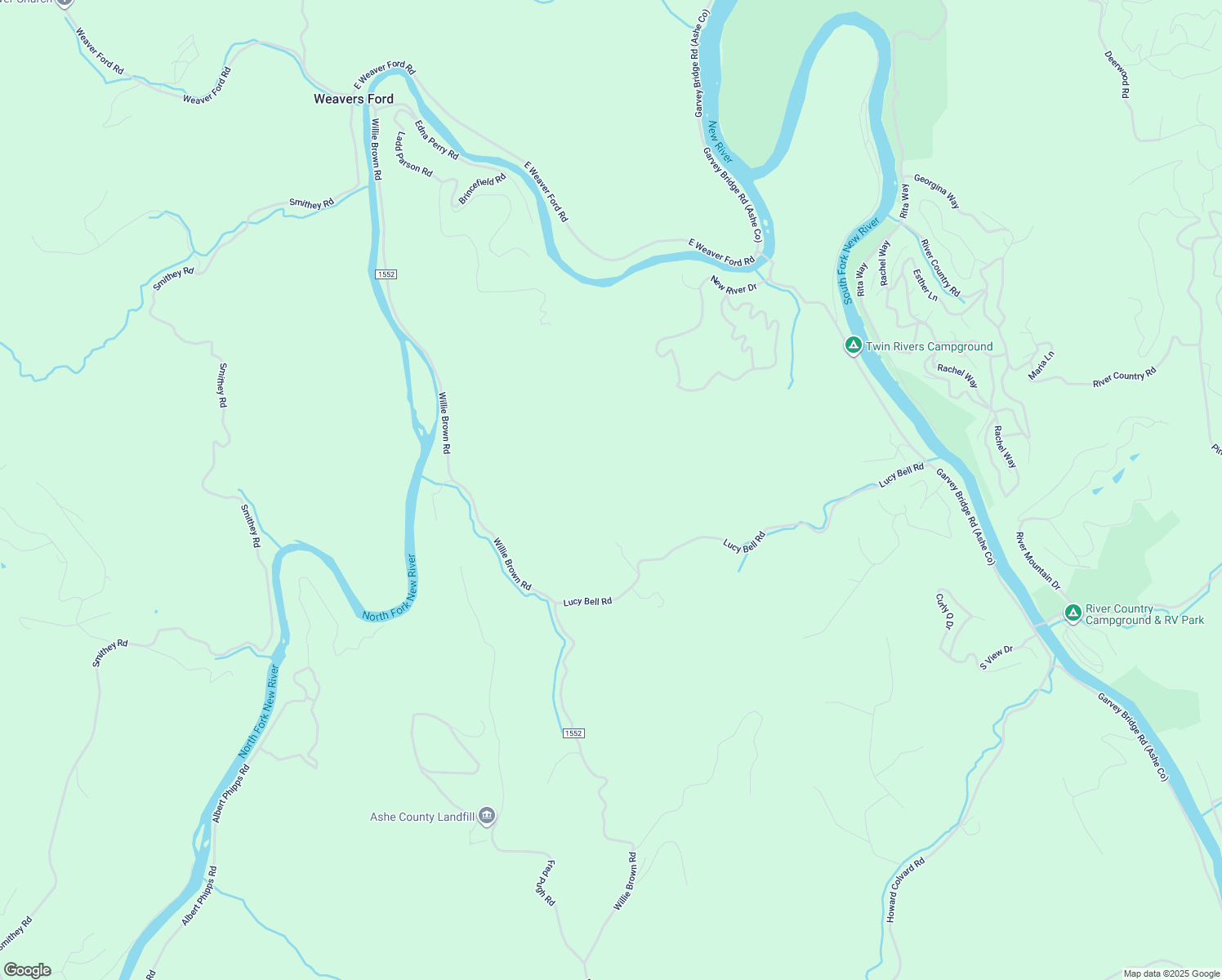 map of restaurants, bars, coffee shops, grocery stores, and more near 453 Lucy Bell Road in Crumpler