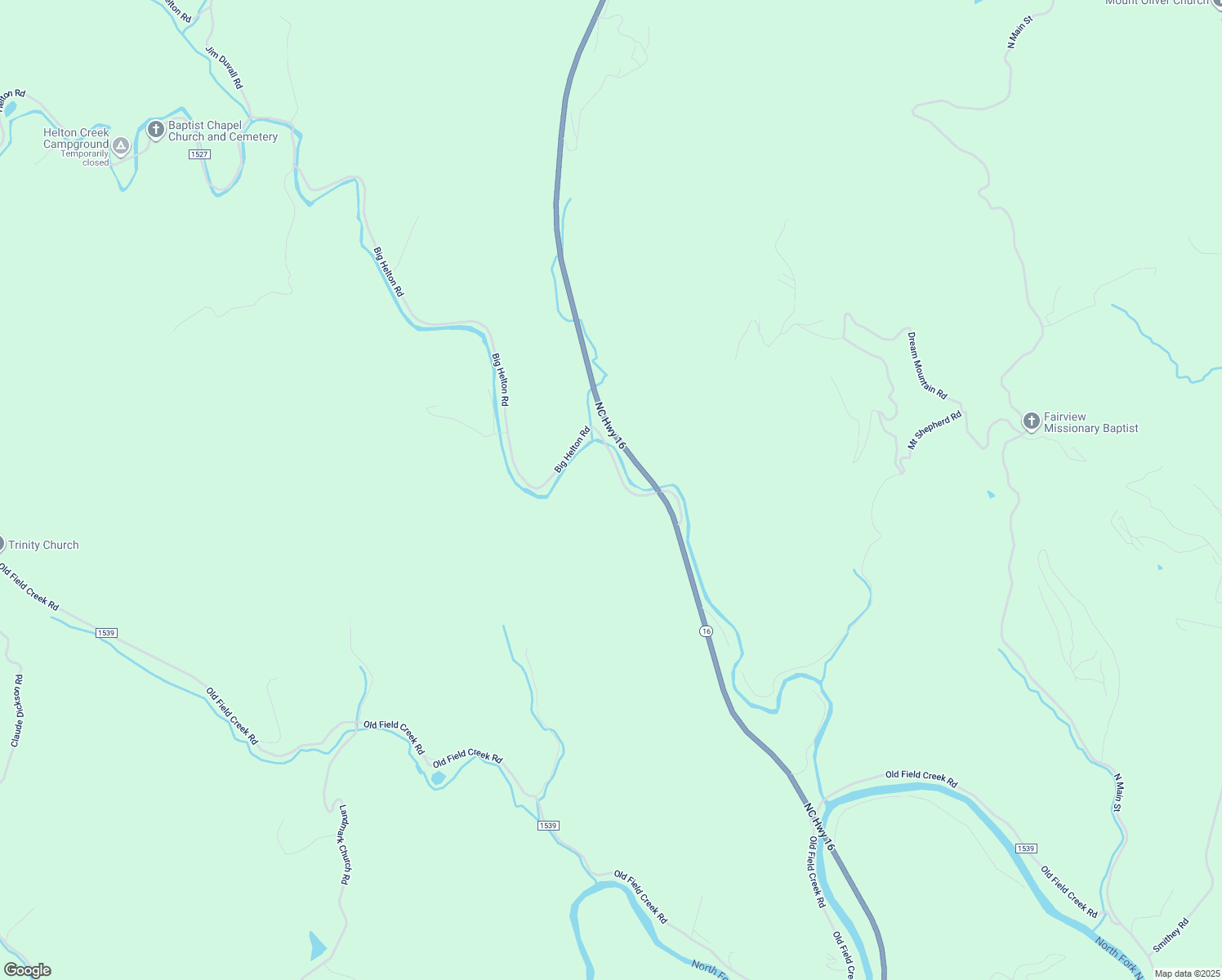 map of restaurants, bars, coffee shops, grocery stores, and more near 467 Big Helton Road in Grassy Creek