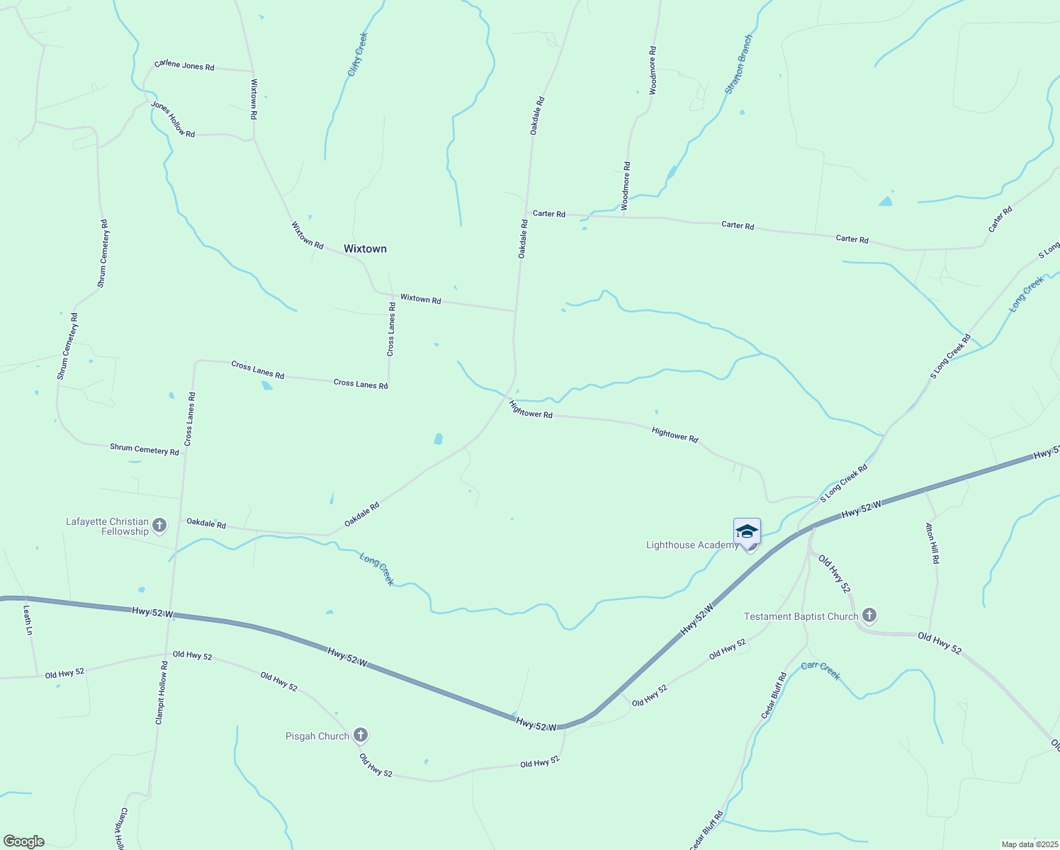 map of restaurants, bars, coffee shops, grocery stores, and more near 1107 Hightower Rd in Westmoreland