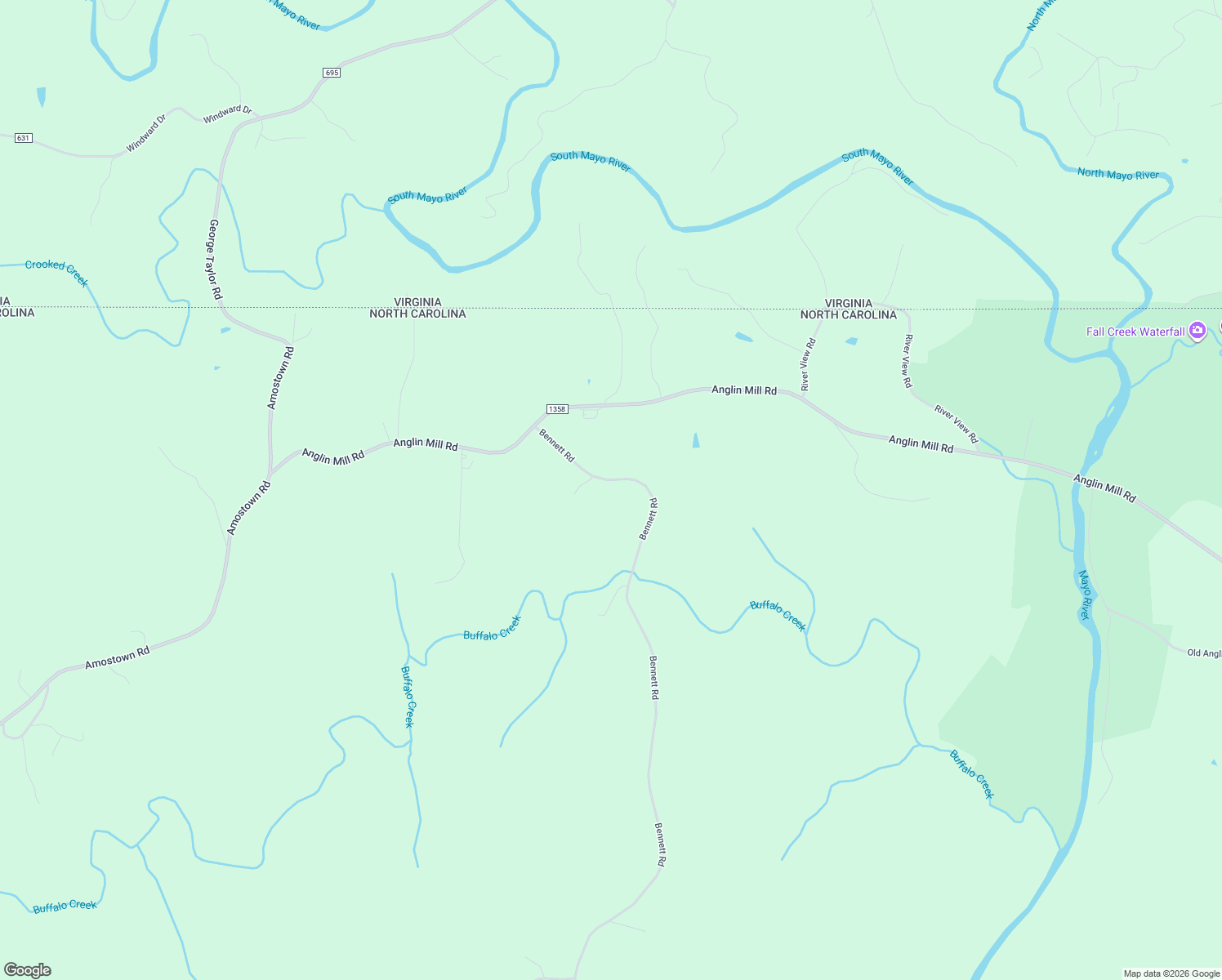 map of restaurants, bars, coffee shops, grocery stores, and more near 217 Bennett Road in Stoneville
