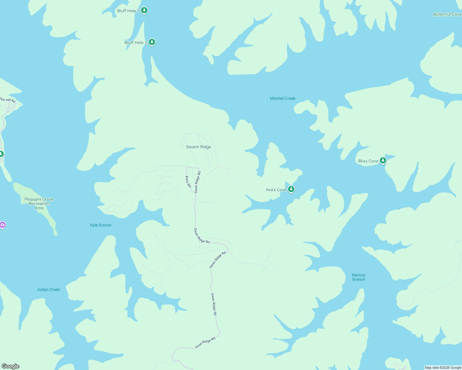 map of restaurants, bars, coffee shops, grocery stores, and more near 115 Brim in Hilham