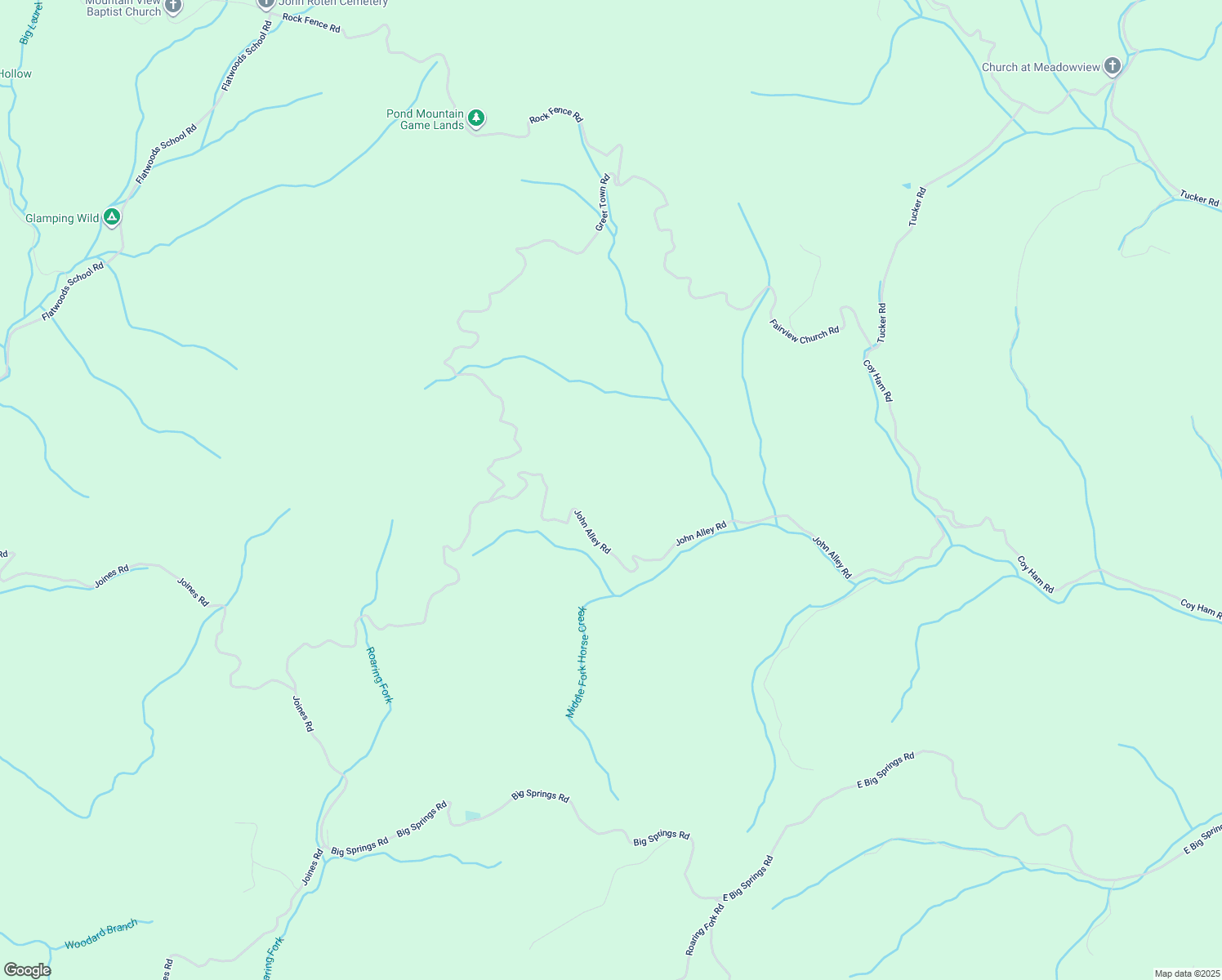 map of restaurants, bars, coffee shops, grocery stores, and more near 1278 John Alley Road in Lansing