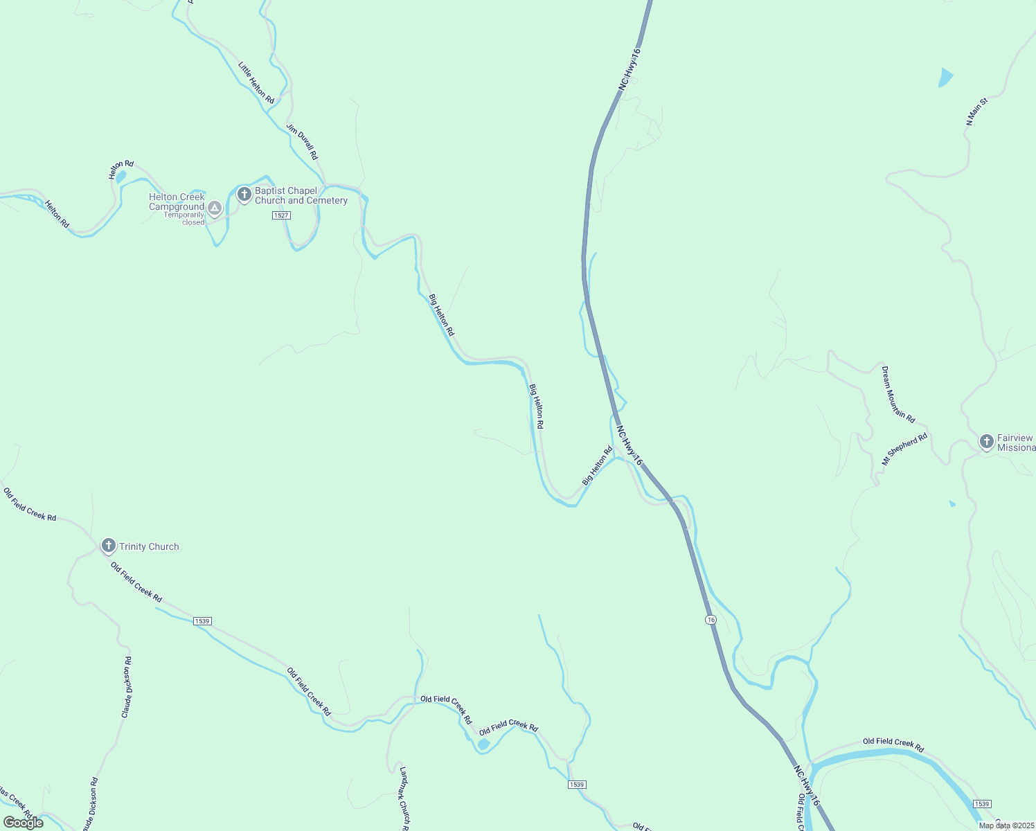 map of restaurants, bars, coffee shops, grocery stores, and more near 148 Natures Way in Grassy Creek