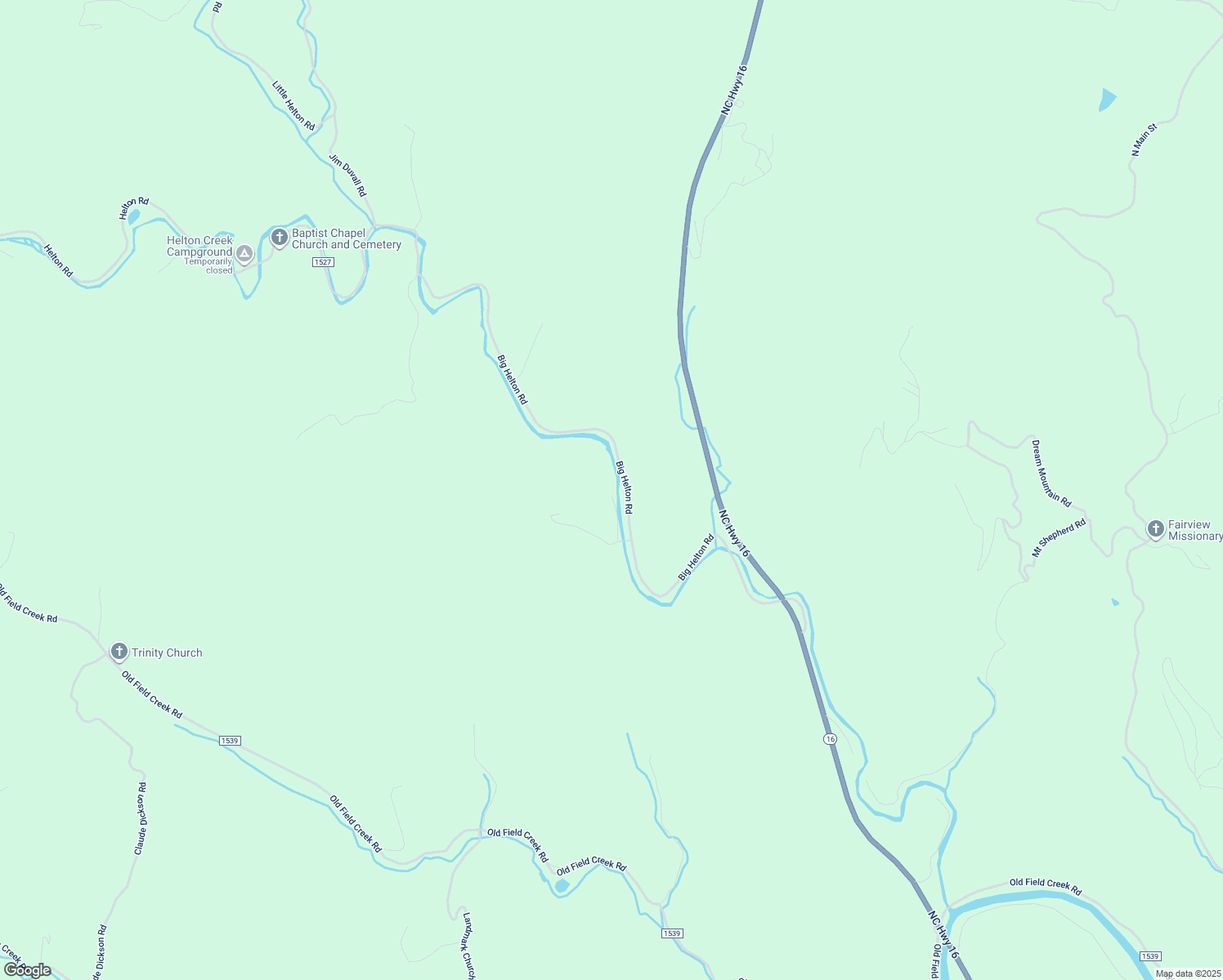map of restaurants, bars, coffee shops, grocery stores, and more near 148 Natures Way in Grassy Creek