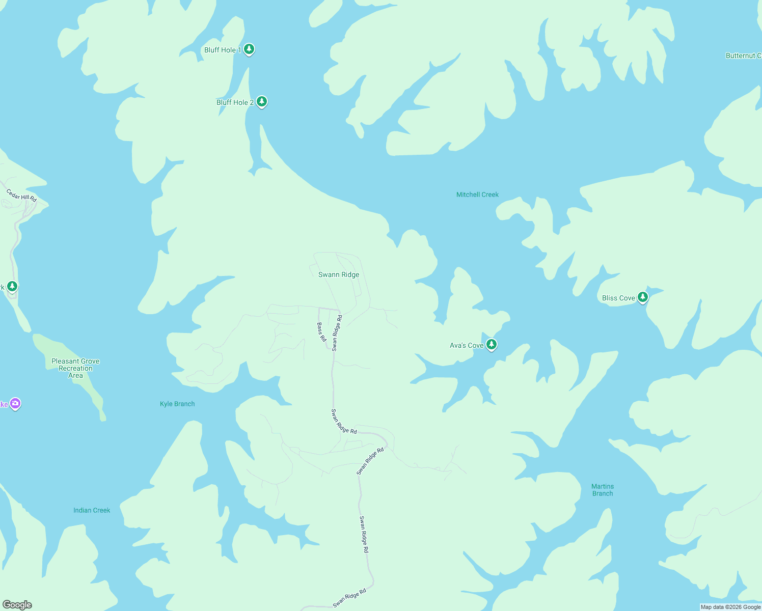 map of restaurants, bars, coffee shops, grocery stores, and more near 61 Brim Ln in Hilham
