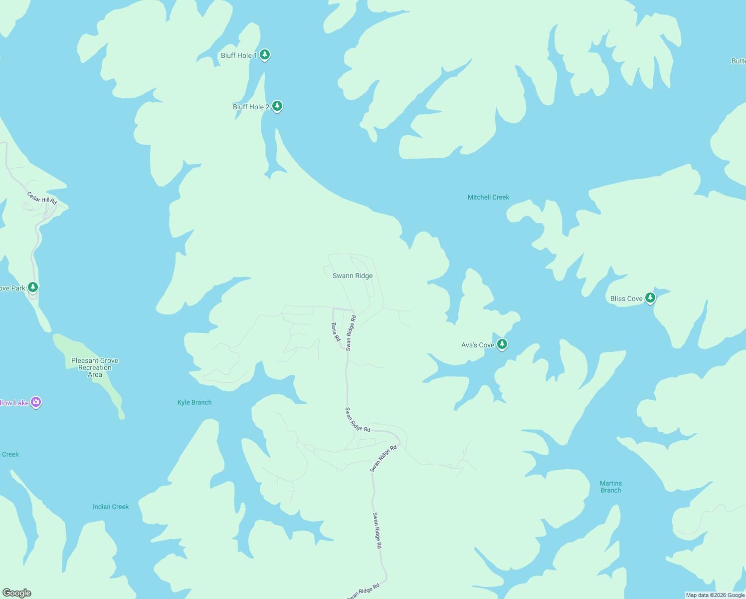 map of restaurants, bars, coffee shops, grocery stores, and more near 229 Catfish Ln in Clay County