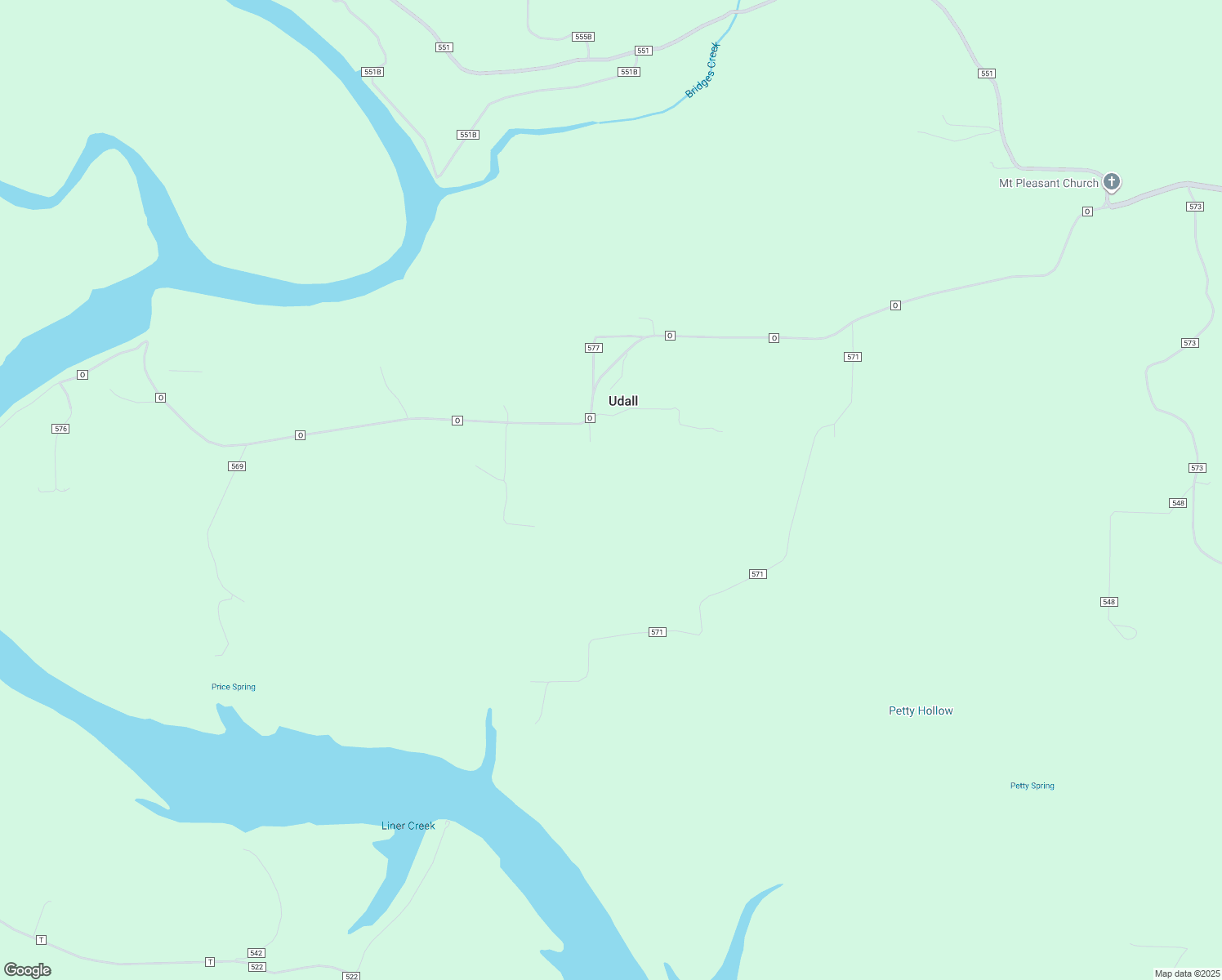 map of restaurants, bars, coffee shops, grocery stores, and more near in Udall