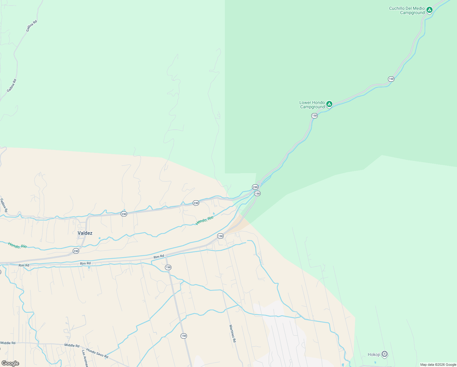 map of restaurants, bars, coffee shops, grocery stores, and more near Highway 230 in Arroyo Seco