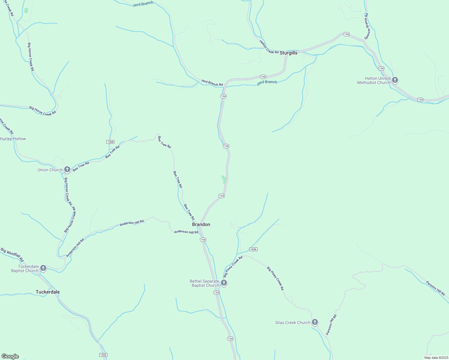 map of restaurants, bars, coffee shops, grocery stores, and more near 12803 North Carolina 194 in Lansing