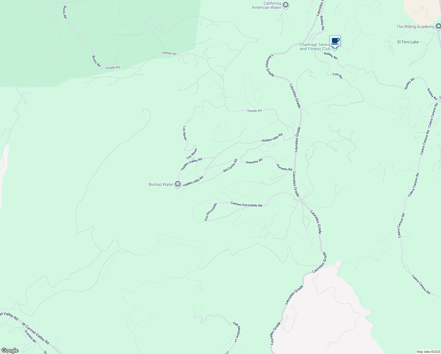 map of restaurants, bars, coffee shops, grocery stores, and more near 11605 McCarthy Road in Carmel Valley