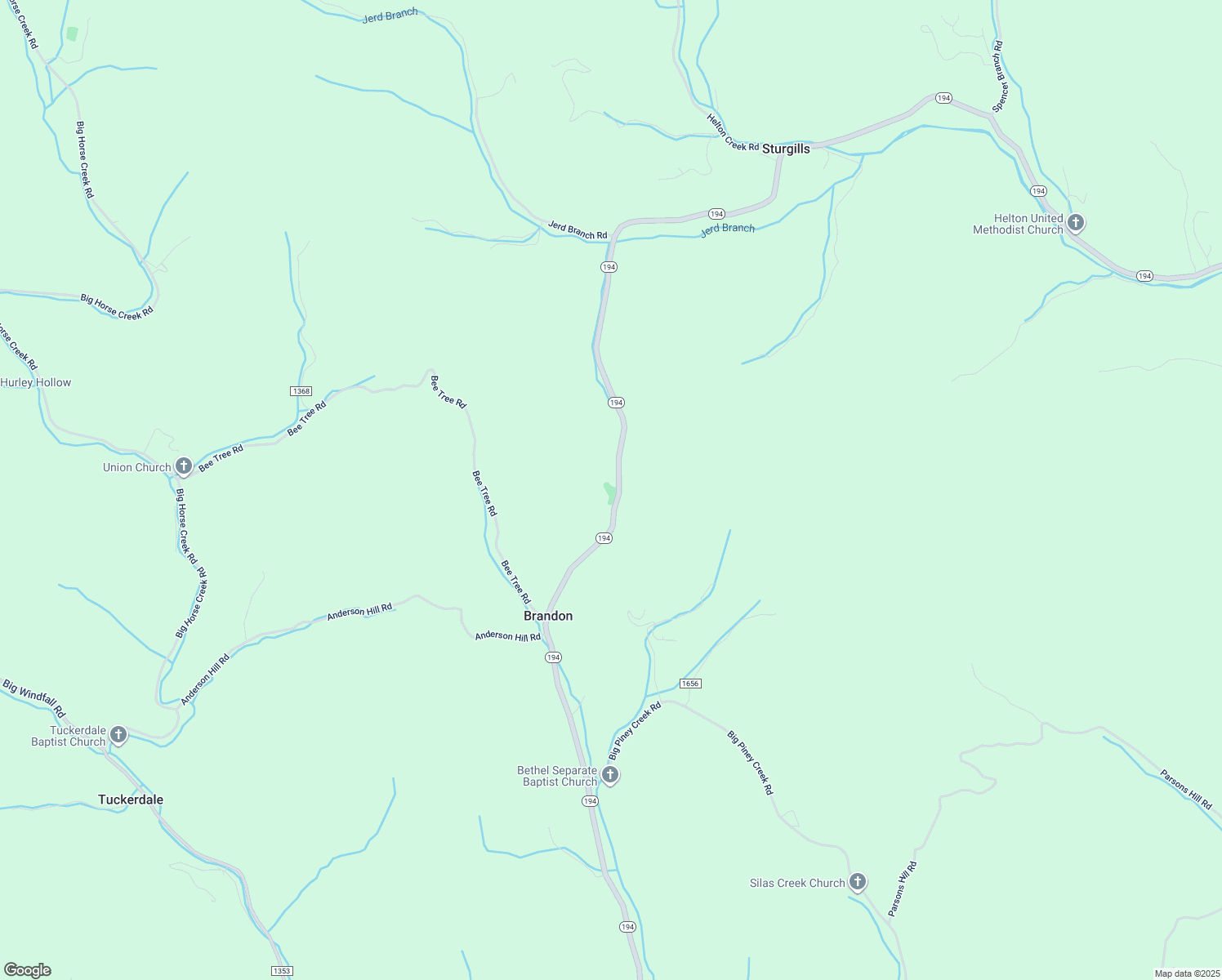 map of restaurants, bars, coffee shops, grocery stores, and more near 12803 North Carolina 194 in Lansing