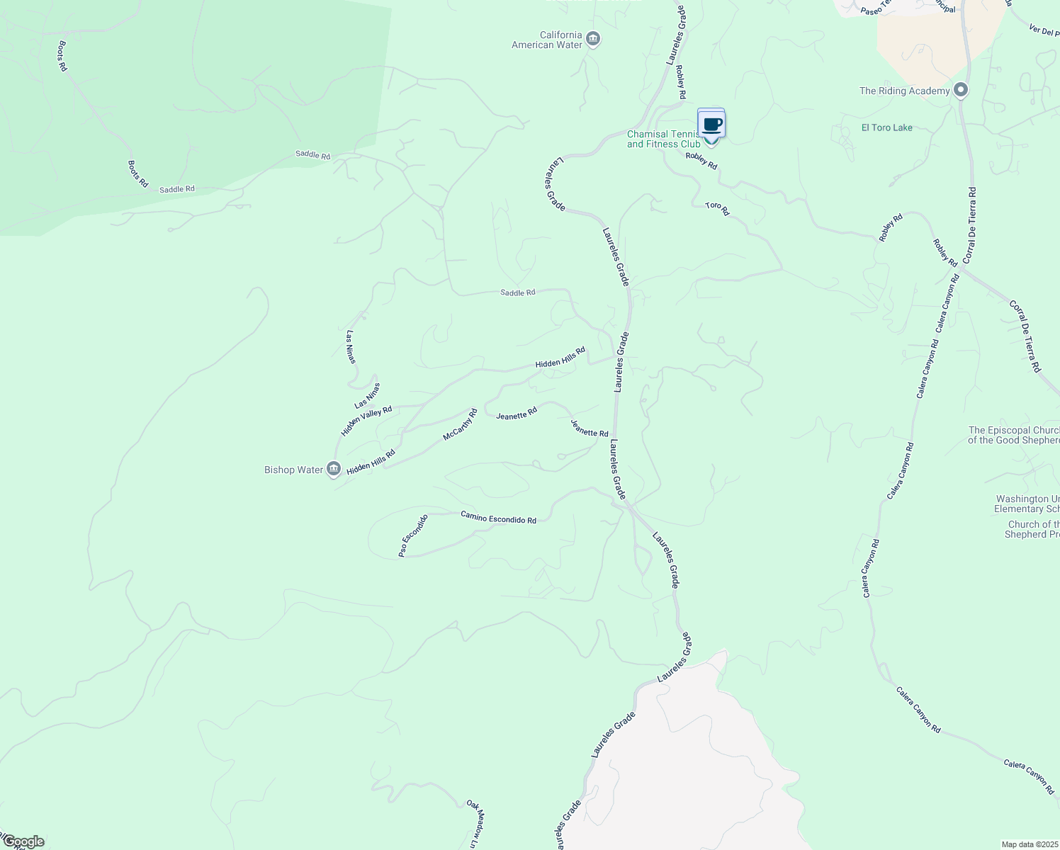 map of restaurants, bars, coffee shops, grocery stores, and more near 26270 Jeanette Road in Carmel Valley
