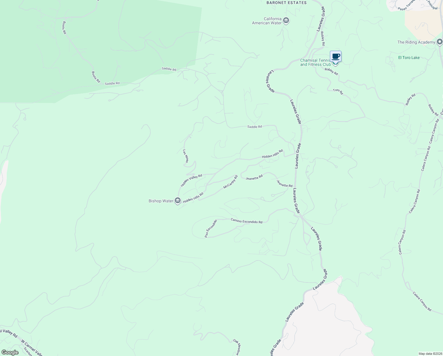 map of restaurants, bars, coffee shops, grocery stores, and more near 11660 McCarthy Road in Carmel Valley