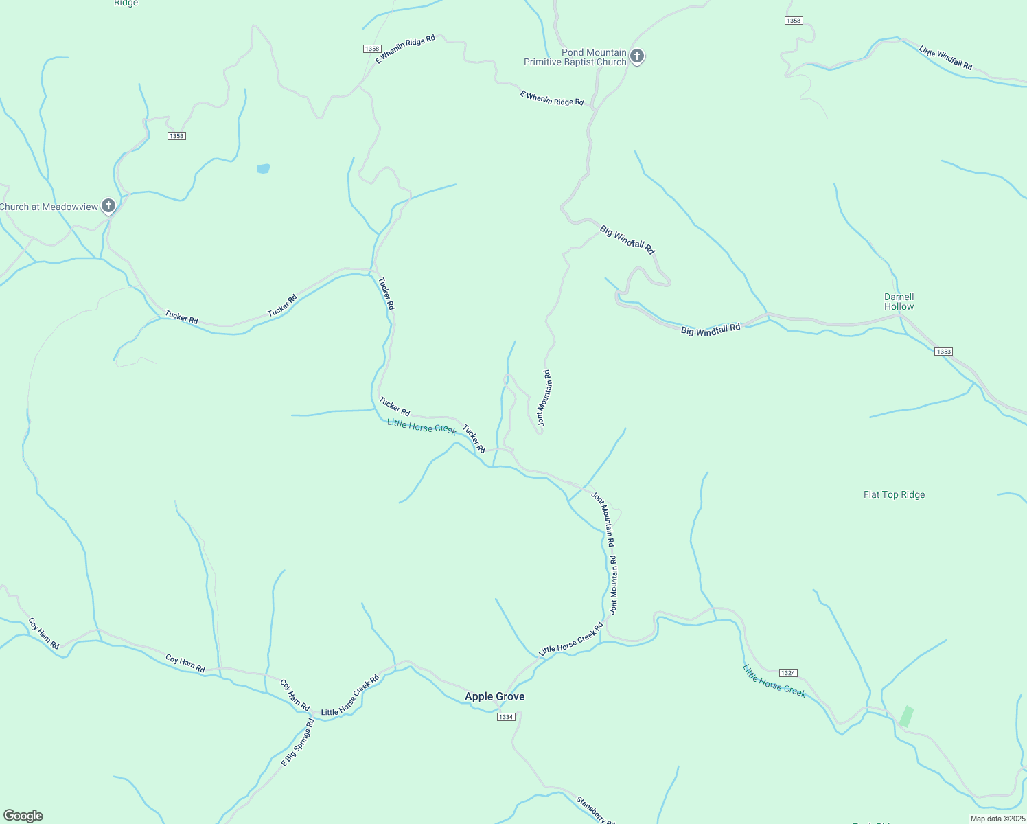 map of restaurants, bars, coffee shops, grocery stores, and more near 1050 Jont Mountain Road in Lansing