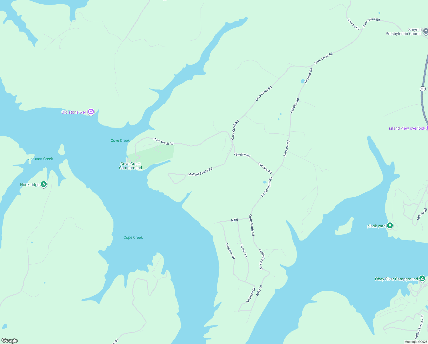 map of restaurants, bars, coffee shops, grocery stores, and more near 521 Mallard Pointe Road in Byrdstown