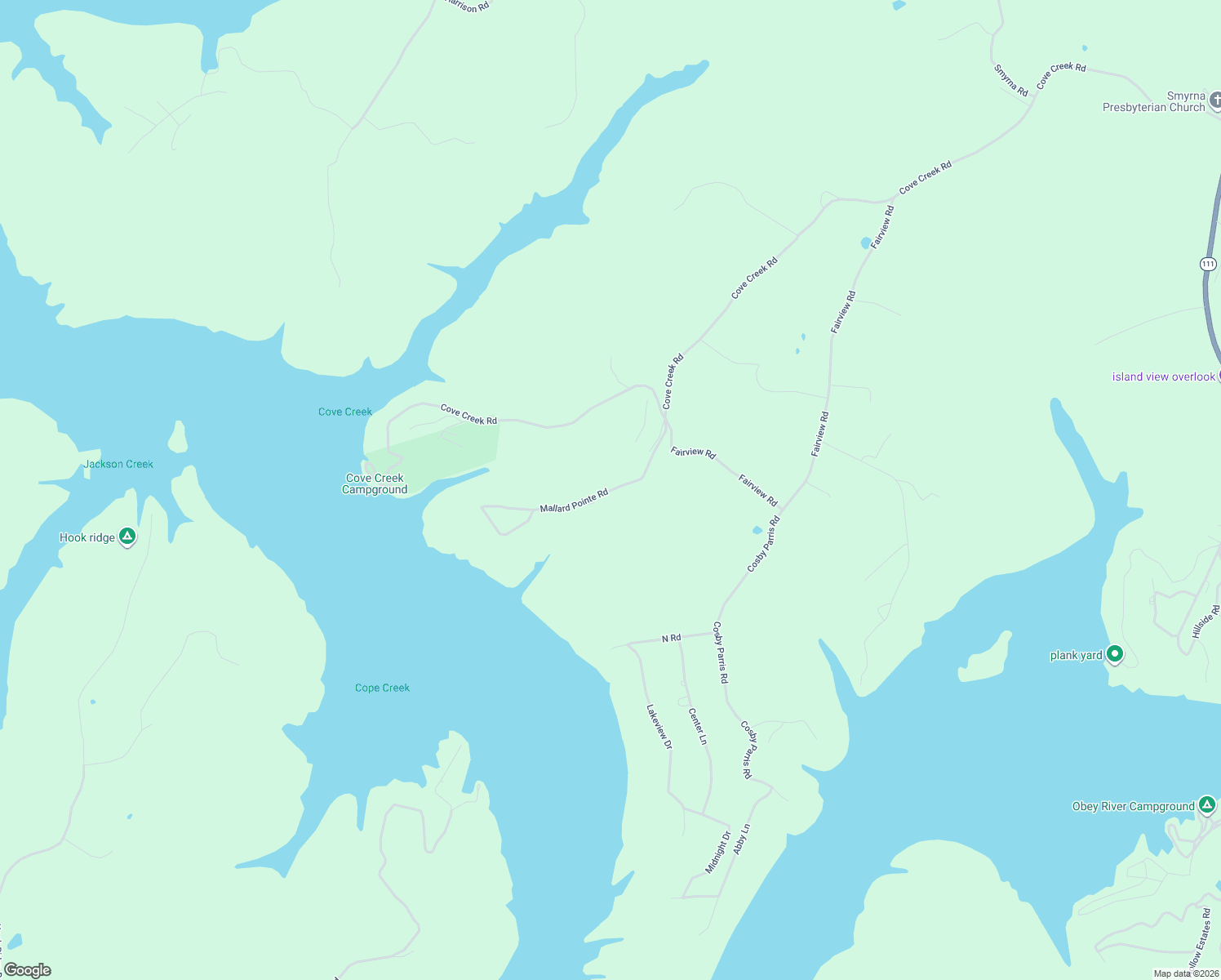 map of restaurants, bars, coffee shops, grocery stores, and more near 521 Mallard Pointe Road in Byrdstown