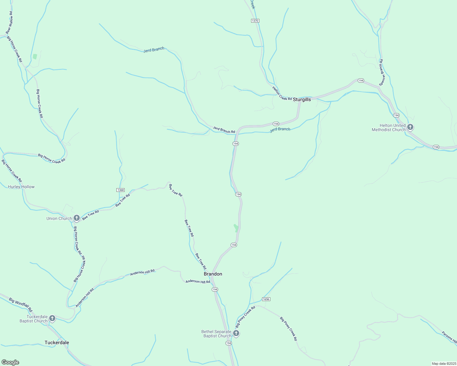 map of restaurants, bars, coffee shops, grocery stores, and more near 13203 North Carolina 194 in Lansing