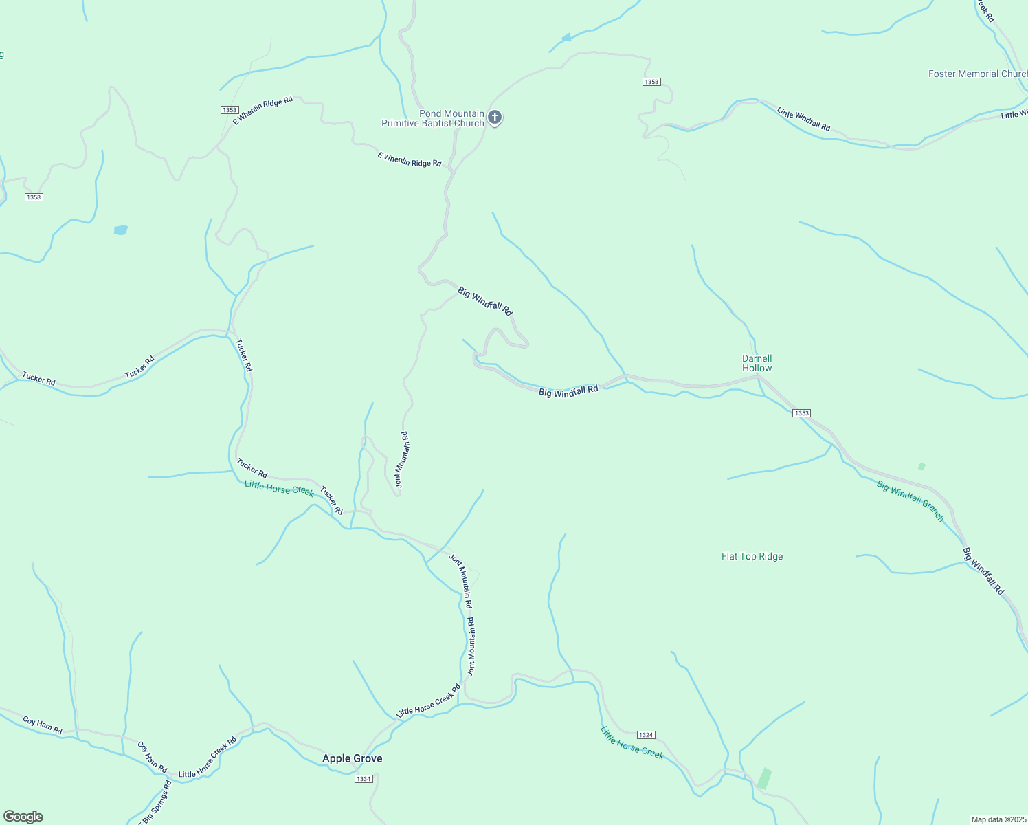 map of restaurants, bars, coffee shops, grocery stores, and more near 1892 Jont Mountain Road in Lansing