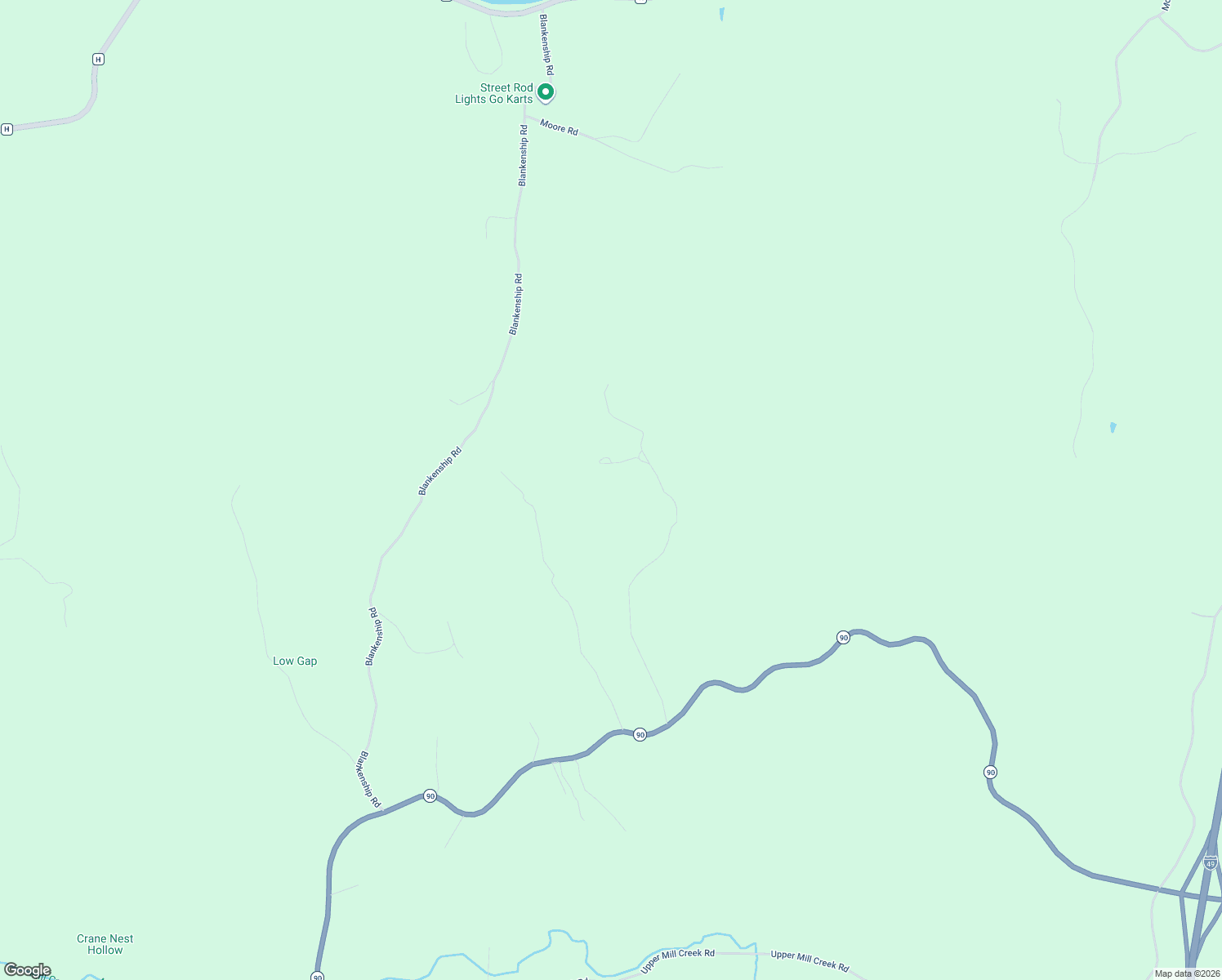 map of restaurants, bars, coffee shops, grocery stores, and more near Aloha Lane in Noel