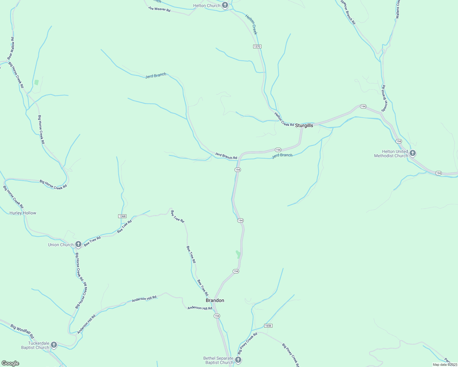 map of restaurants, bars, coffee shops, grocery stores, and more near 13423 North Carolina 194 in Lansing